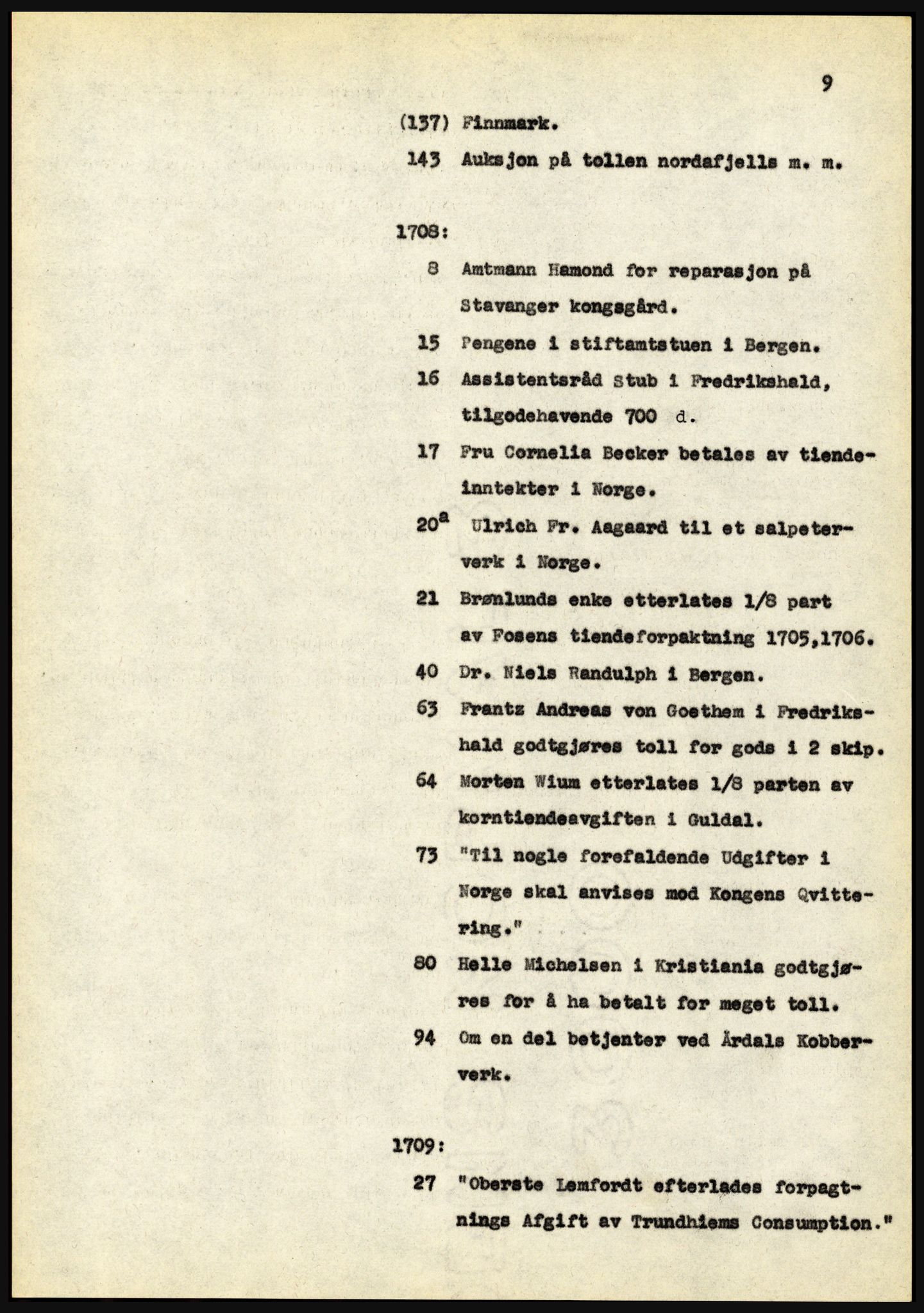 Riksarkivet, Seksjon for eldre arkiv og spesialsamlinger, AV/RA-EA-6797/H/Ha, 1953, p. 9