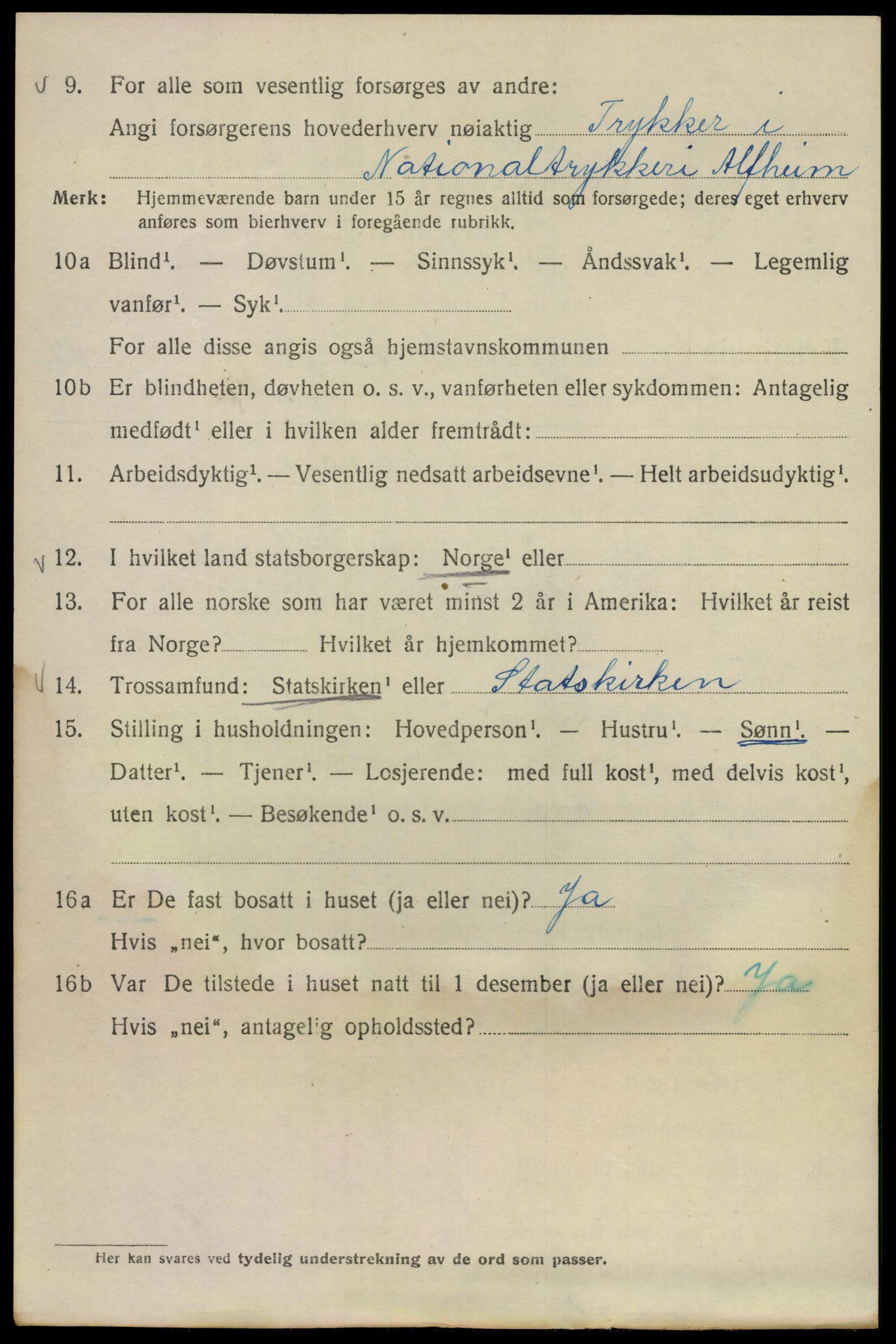 SAO, 1920 census for Kristiania, 1920, p. 366038