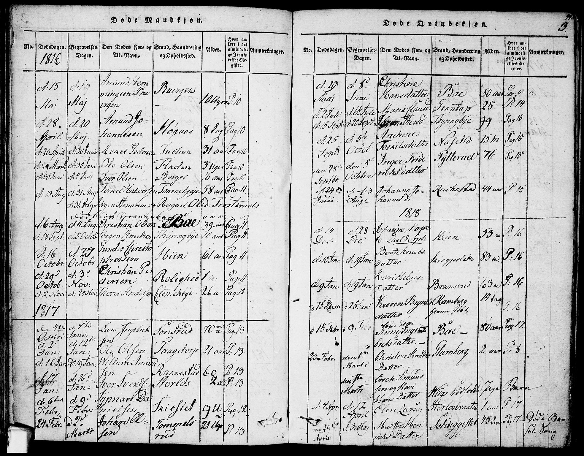 Rødenes prestekontor Kirkebøker, AV/SAO-A-2005/F/Fa/L0004: Parish register (official) no. I 4, 1814-1838, p. 99