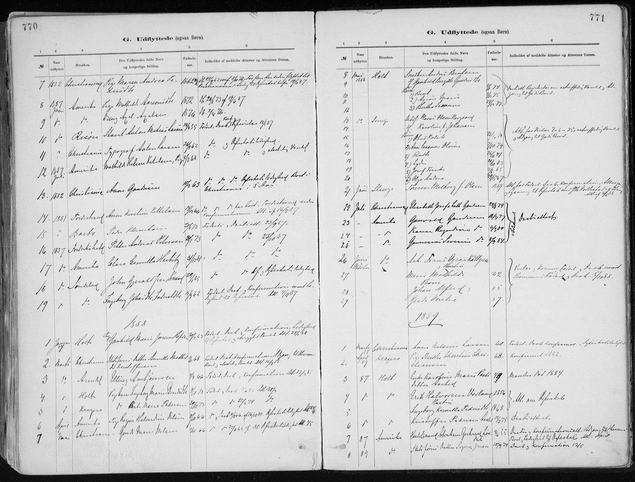 Dypvåg sokneprestkontor, SAK/1111-0007/F/Fa/Faa/L0008: Parish register (official) no. A 8, 1885-1906, p. 770-771
