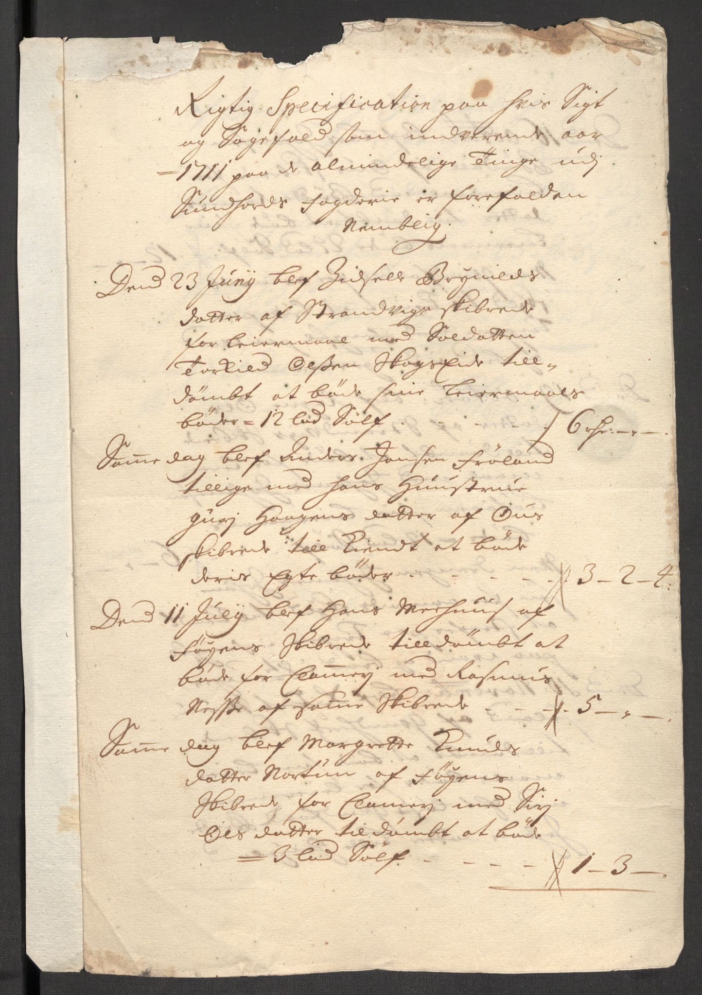 Rentekammeret inntil 1814, Reviderte regnskaper, Fogderegnskap, AV/RA-EA-4092/R48/L2987: Fogderegnskap Sunnhordland og Hardanger, 1711, p. 63