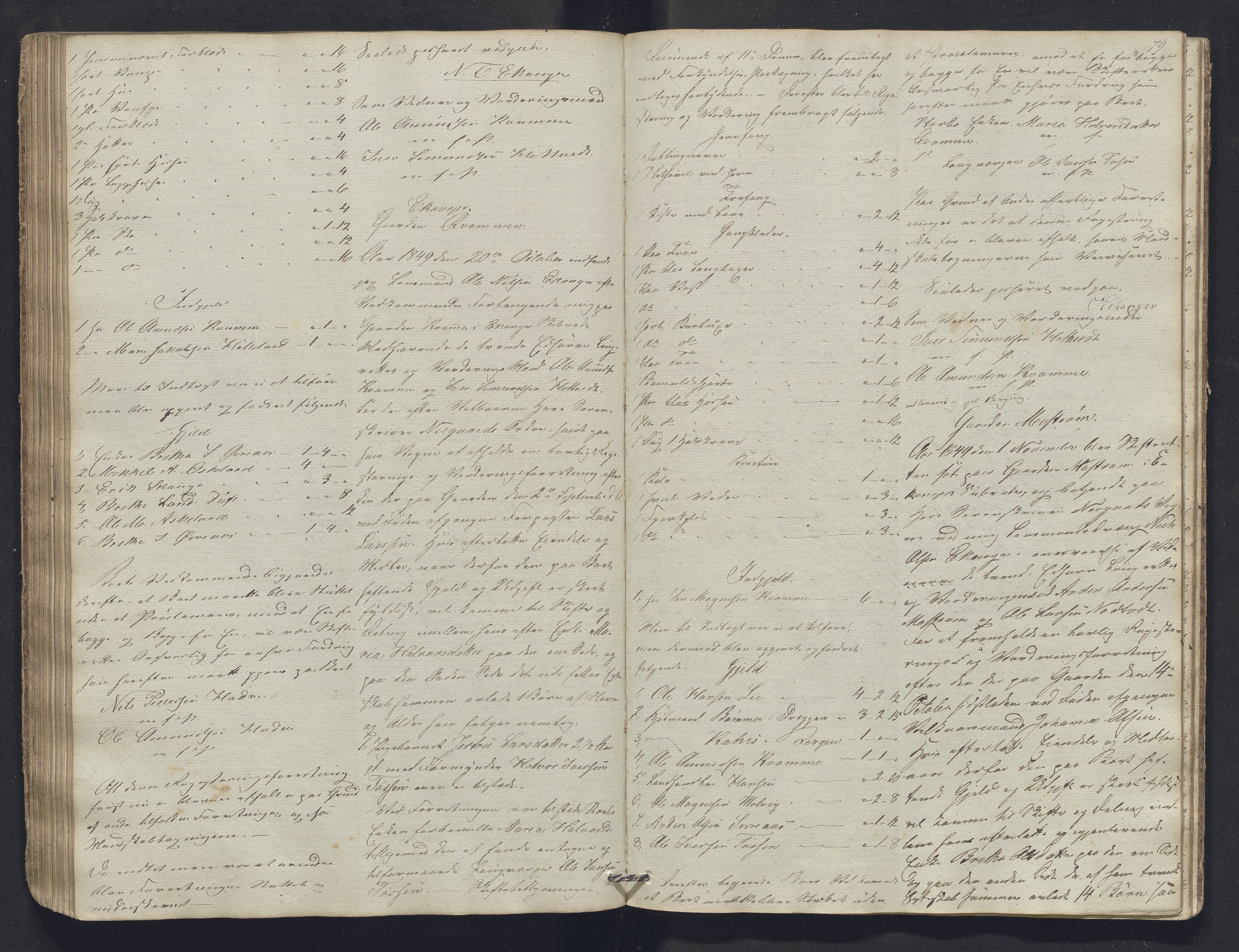 Nordhordland sorenskrivar, AV/SAB-A-2901/1/H/Hb/L0005: Registreringsprotokollar, 1846-1850, p. 79