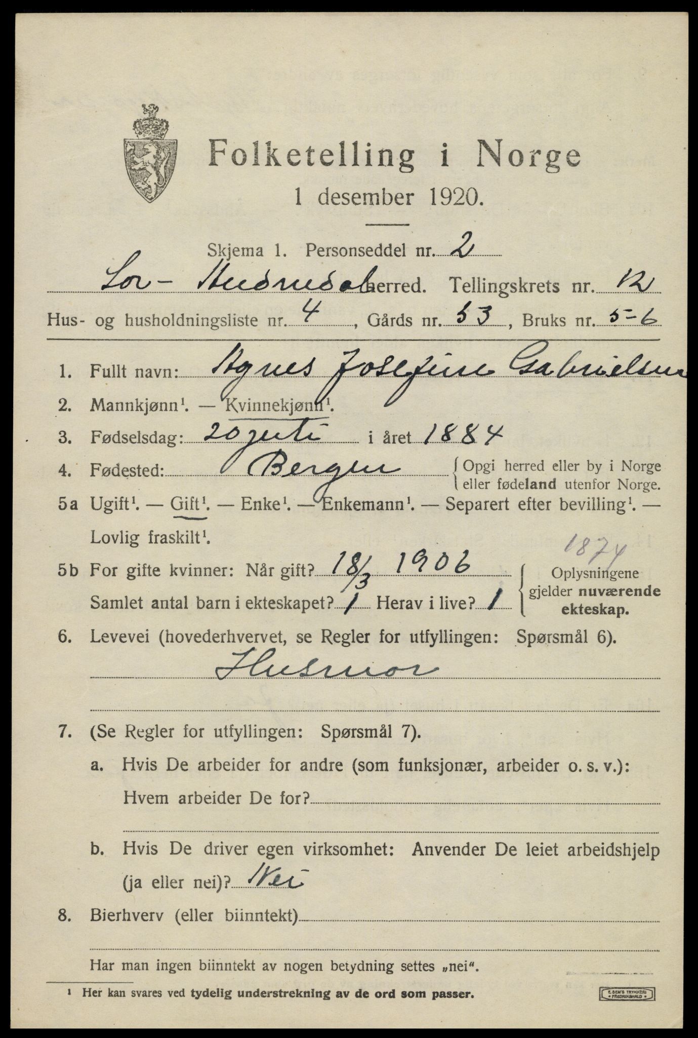 SAK, 1920 census for Sør-Audnedal, 1920, p. 4545