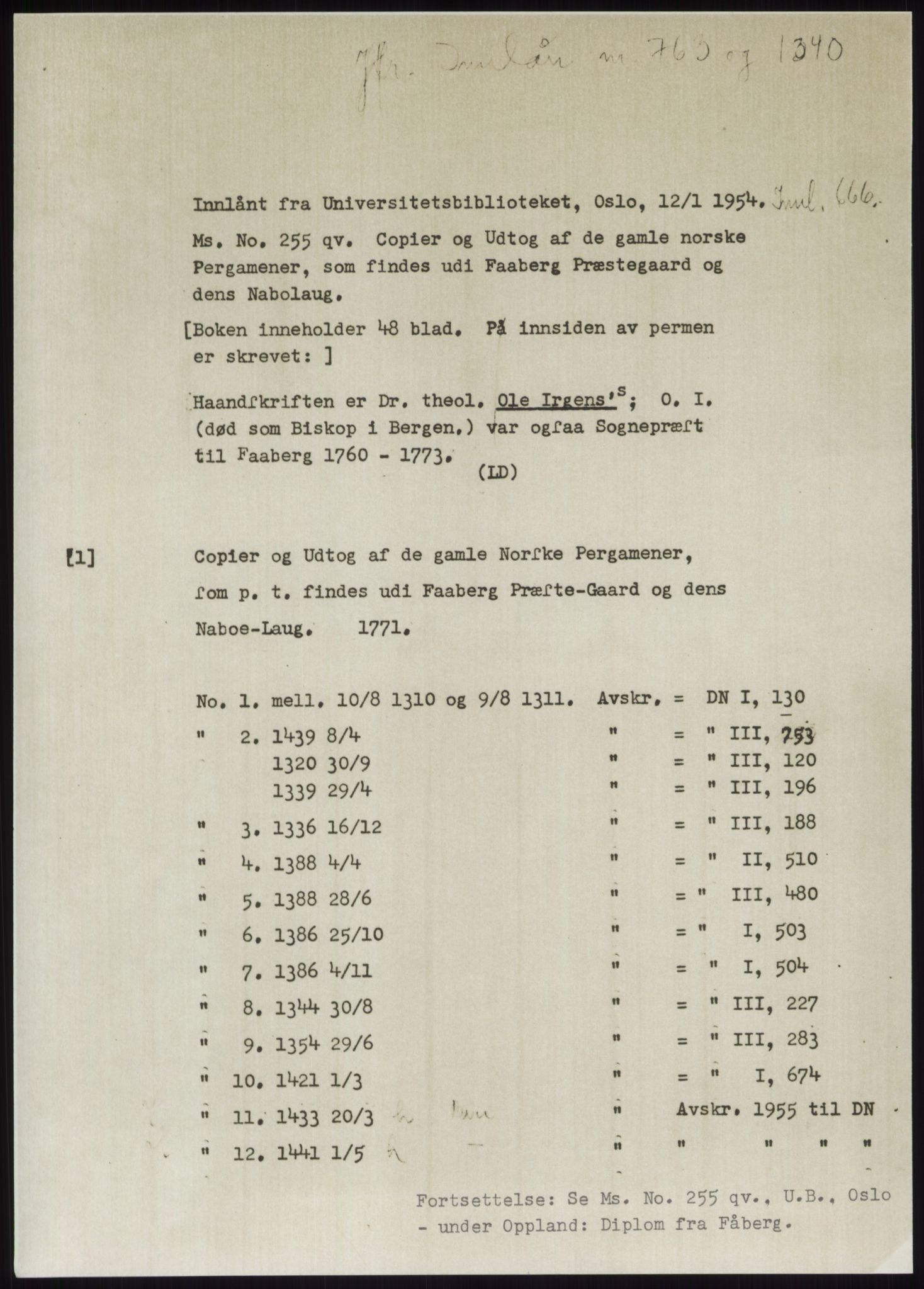 Samlinger til kildeutgivelse, Diplomavskriftsamlingen, AV/RA-EA-4053/H/Ha, p. 2221