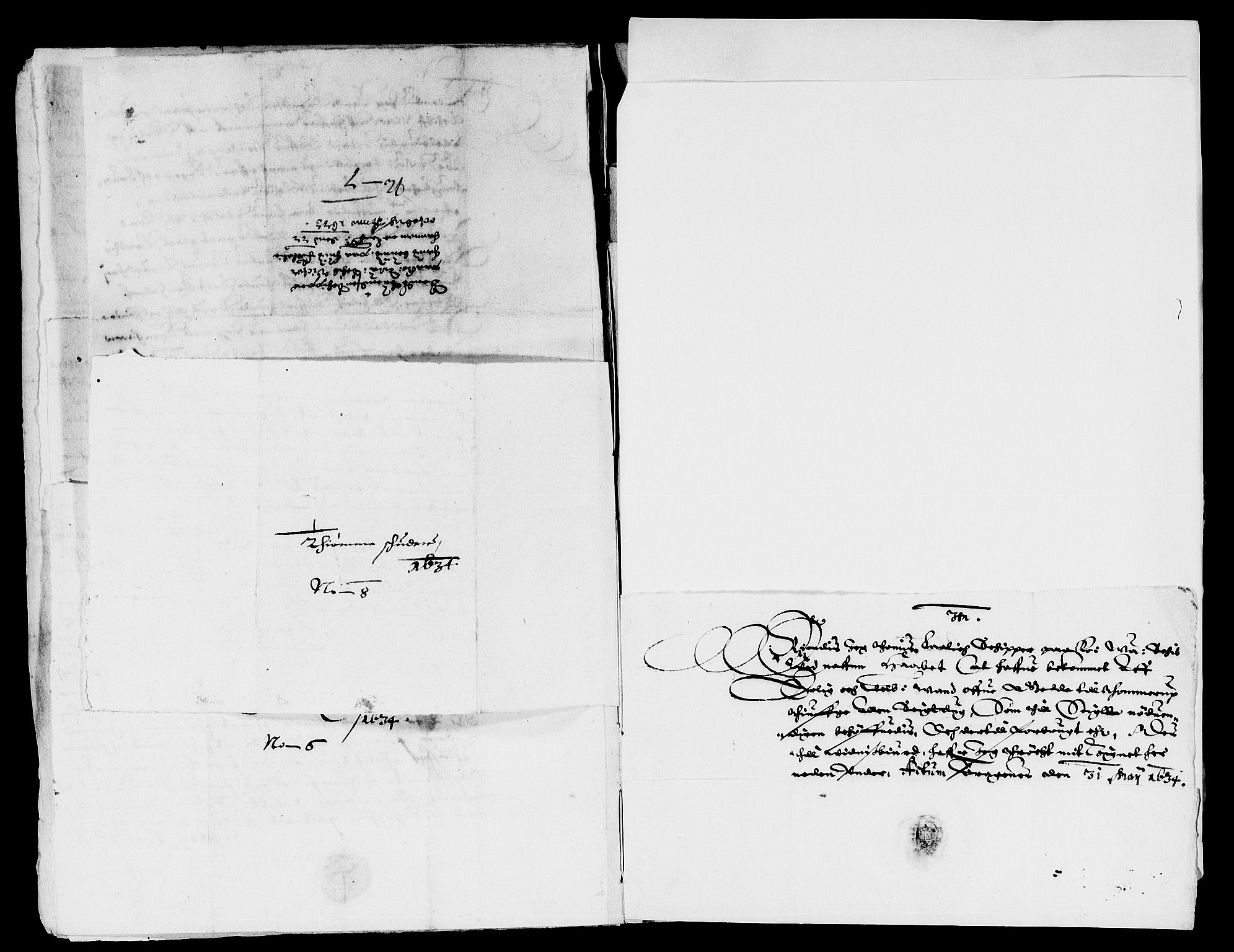 Rentekammeret inntil 1814, Reviderte regnskaper, Lensregnskaper, AV/RA-EA-5023/R/Rb/Rbl/L0005: Brunla len med Eiker len 1626-37, 1632-1635