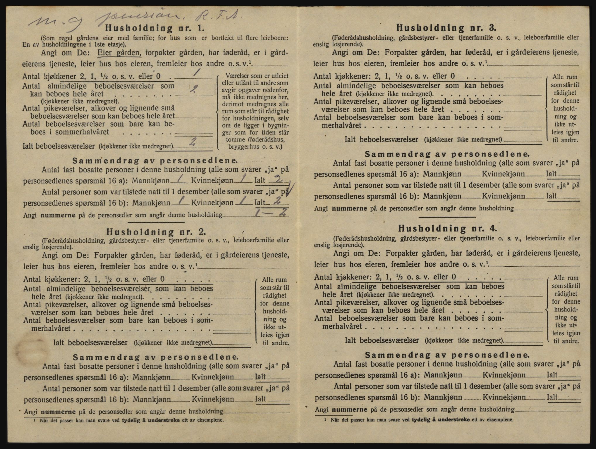 SAO, 1920 census for Glemmen, 1920, p. 2450