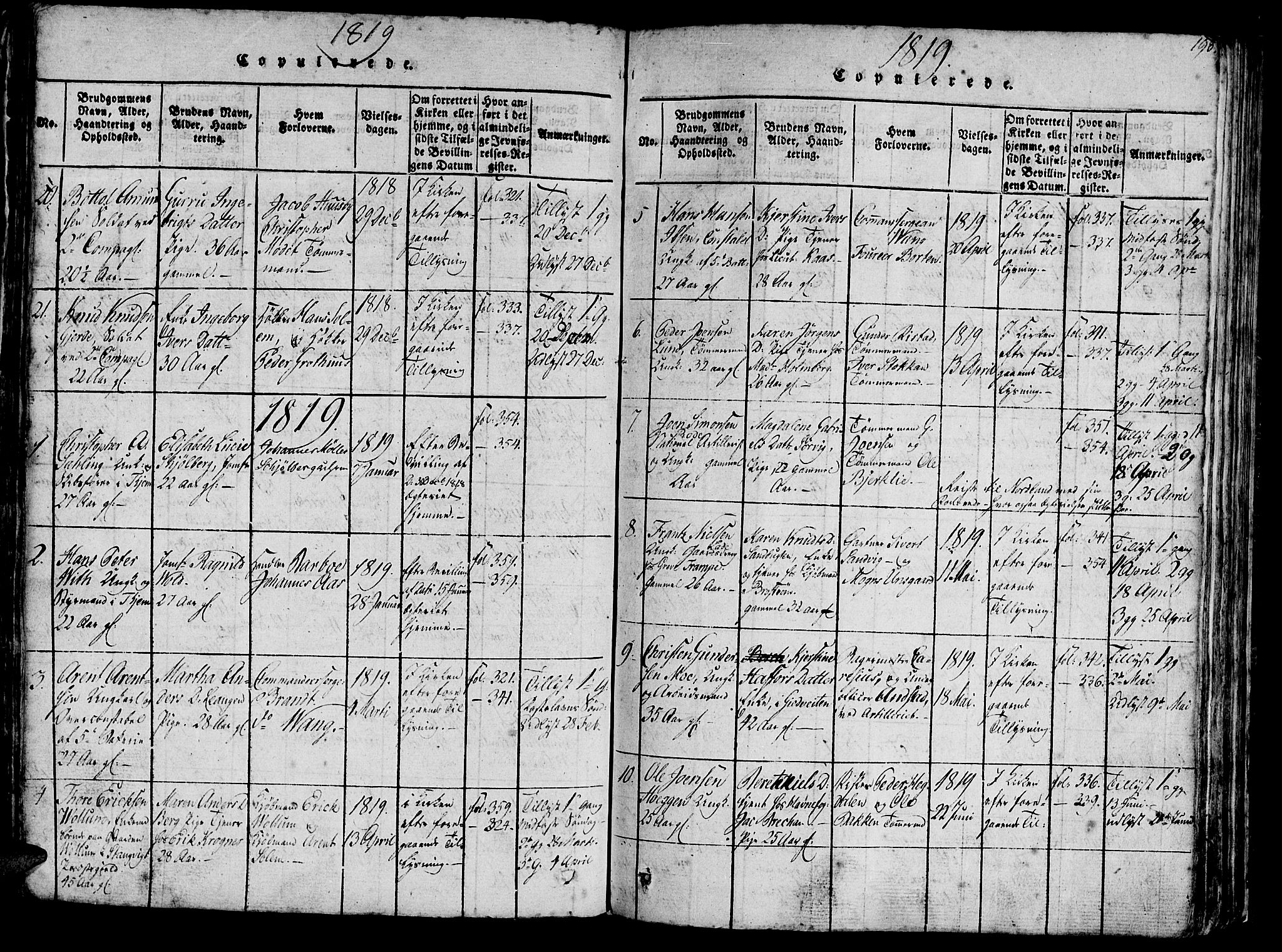 Ministerialprotokoller, klokkerbøker og fødselsregistre - Sør-Trøndelag, SAT/A-1456/602/L0135: Parish register (copy) no. 602C03, 1815-1832, p. 193