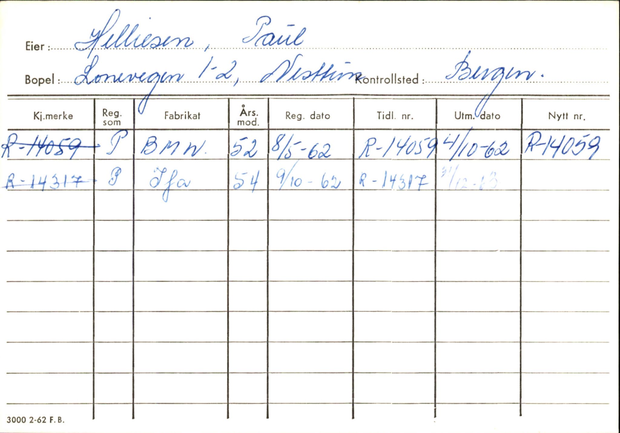 Statens vegvesen, Hordaland vegkontor, AV/SAB-A-5201/2/Ha/L0022: R-eierkort H, 1920-1971, p. 3