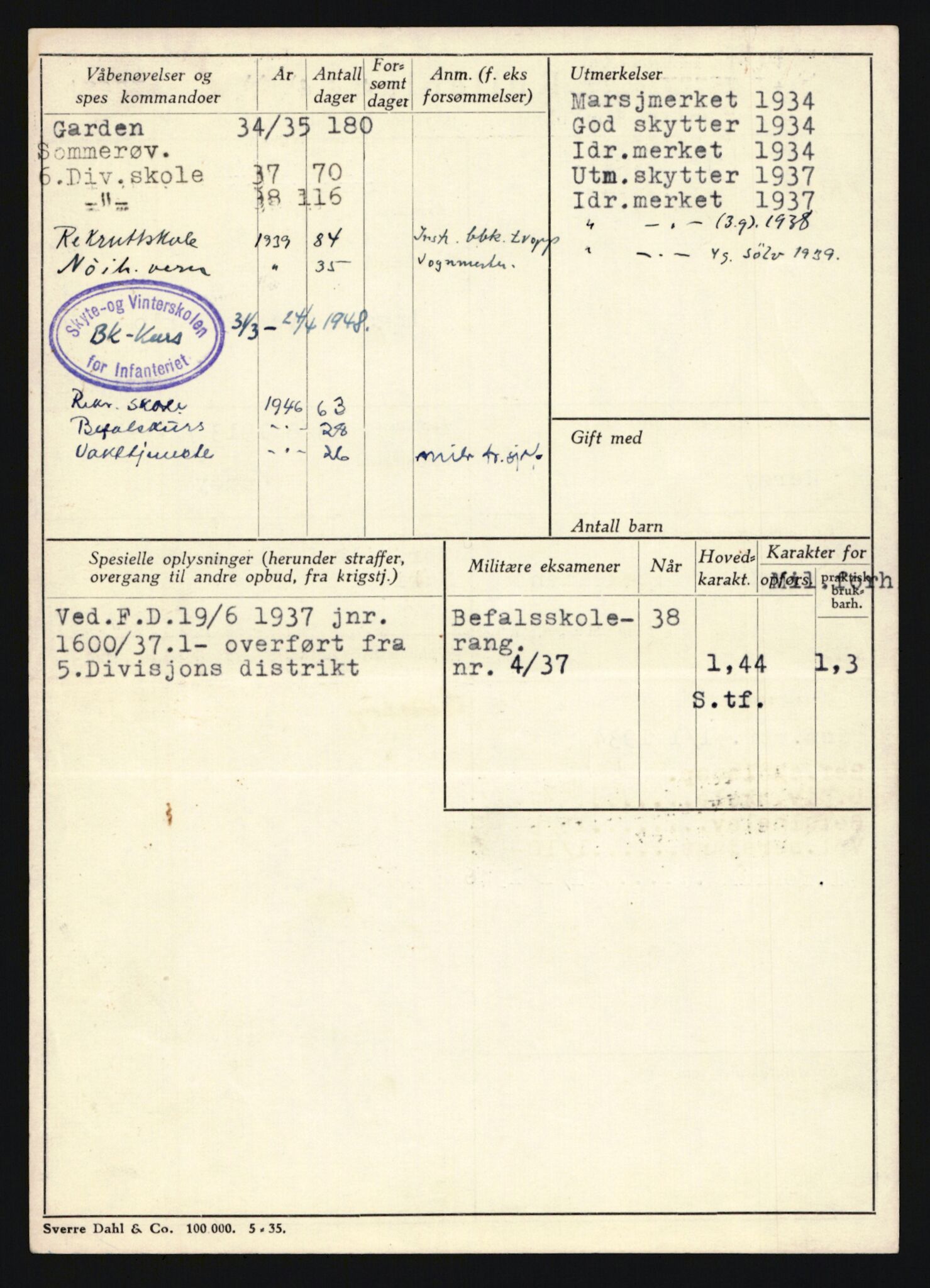 Forsvaret, Sør-Hålogaland landforsvar, AV/RA-RAFA-2552/P/Pa/L0302: Personellmapper for slettet personell, yrkesbefal og vernepliktig befal, født 1913-1916, 1932-1976, p. 154