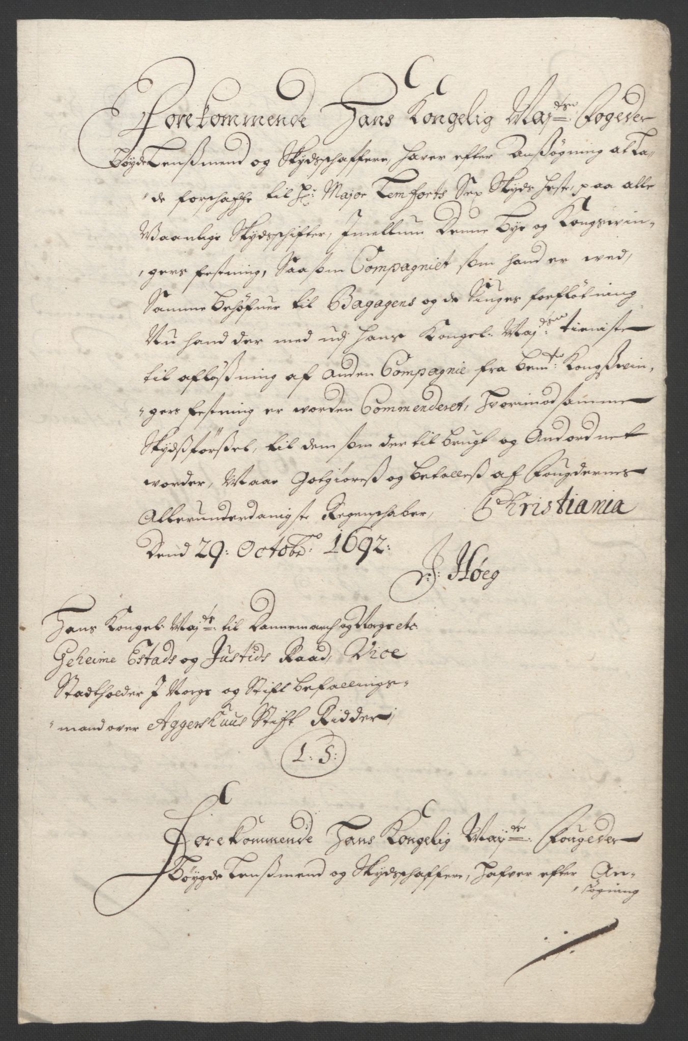 Rentekammeret inntil 1814, Reviderte regnskaper, Fogderegnskap, AV/RA-EA-4092/R11/L0577: Fogderegnskap Nedre Romerike, 1692, p. 321