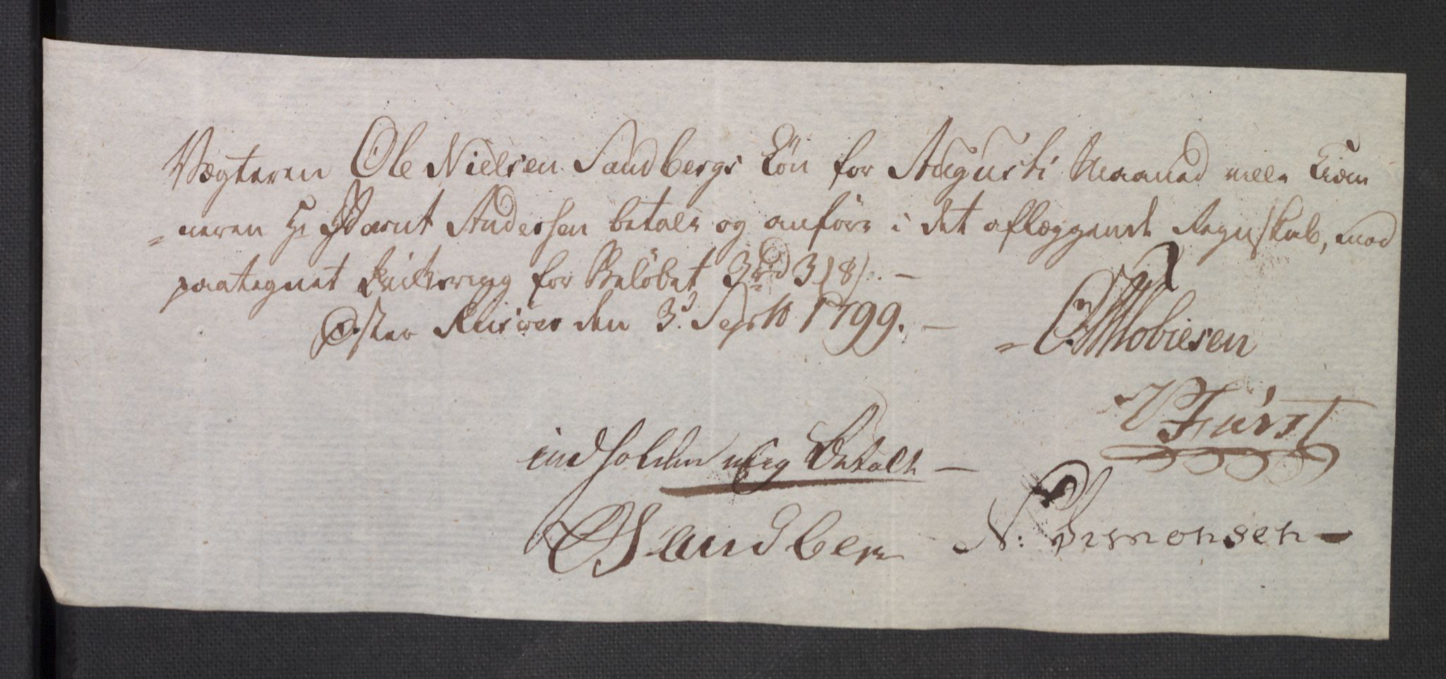 Danske Kanselli 1800-1814, AV/RA-EA-3024/K/Kk/Kka/Kkac/L0235: Kjøpstadregnskap Øster Risør, 1796-1800, p. 802