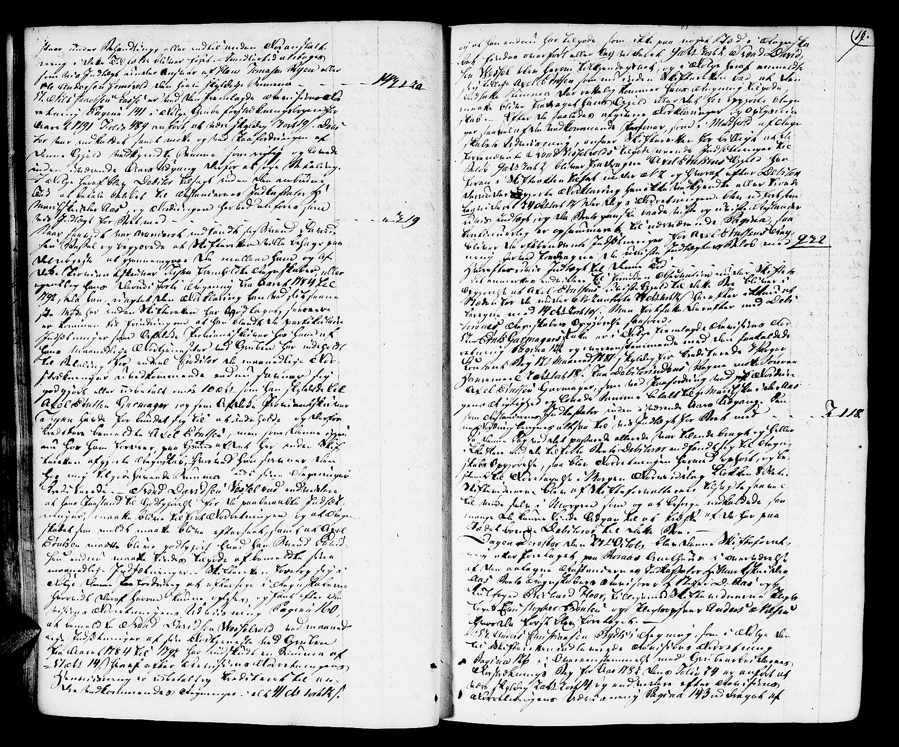 Røros Bergrett, AV/SAT-A-0024/3/3A/L0007: Skifteprotokoll, 1797-1813, p. 18b-19a