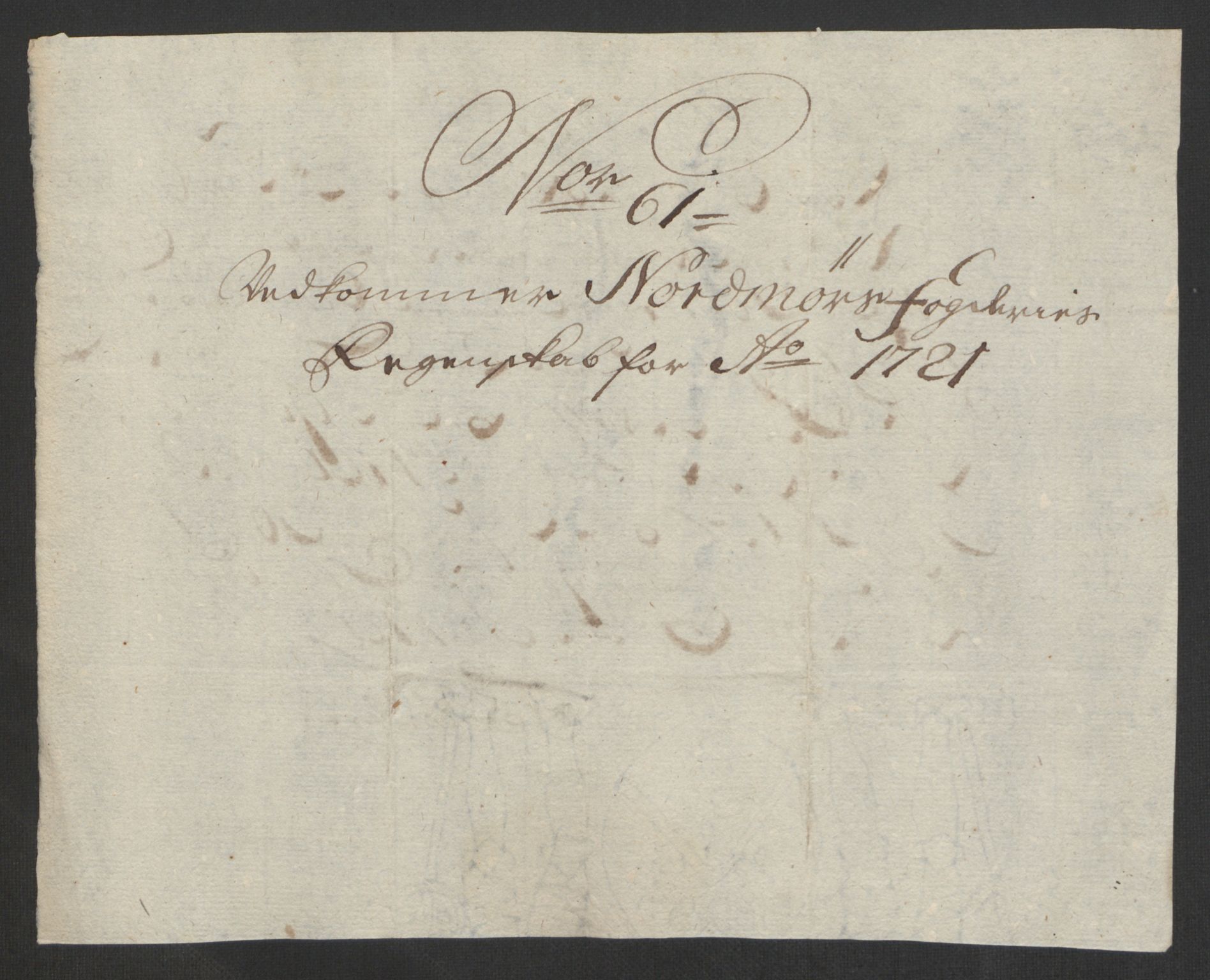Rentekammeret inntil 1814, Reviderte regnskaper, Fogderegnskap, RA/EA-4092/R56/L3754: Fogderegnskap Nordmøre, 1721, p. 363