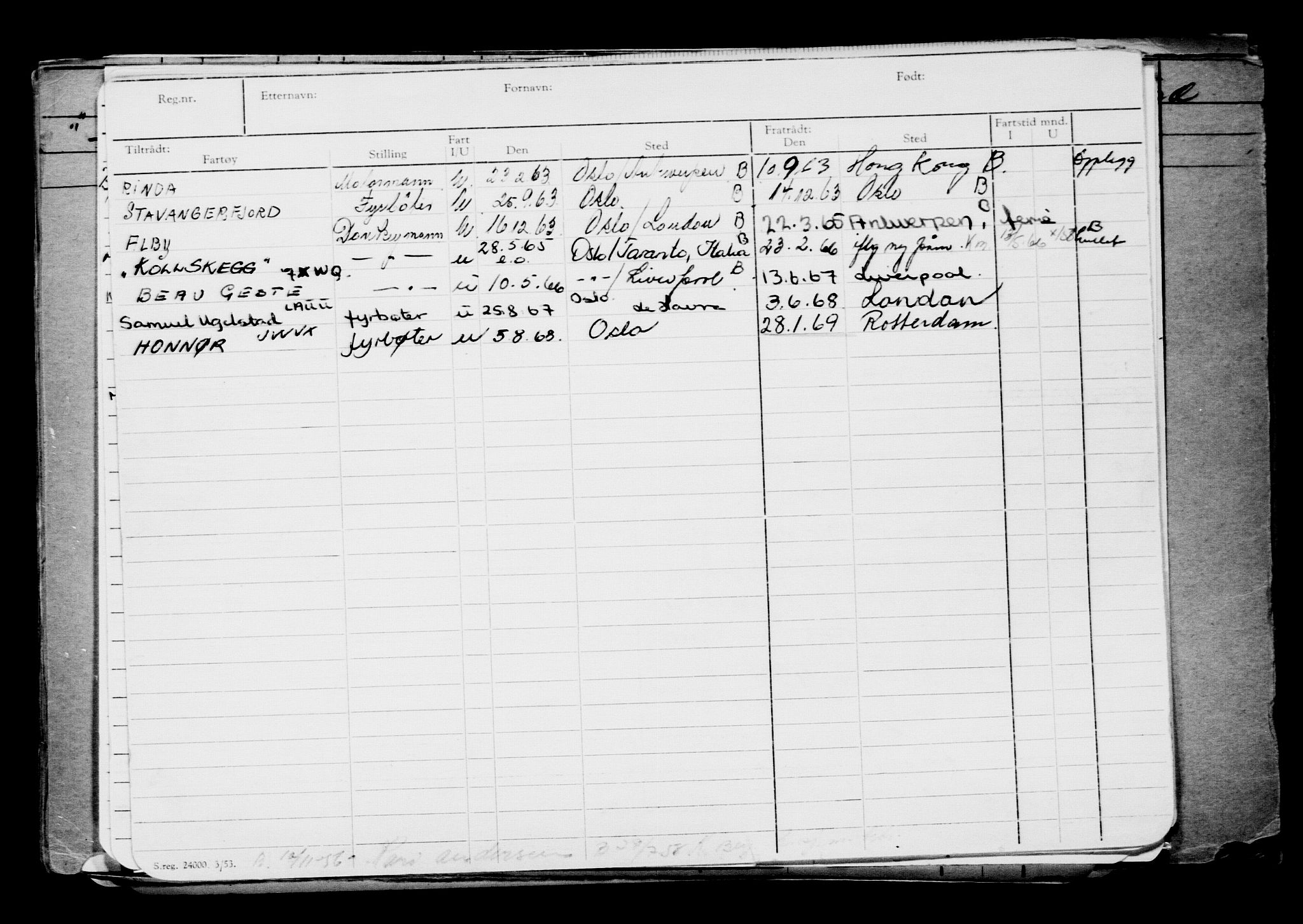Direktoratet for sjømenn, AV/RA-S-3545/G/Gb/L0145: Hovedkort, 1917, p. 768