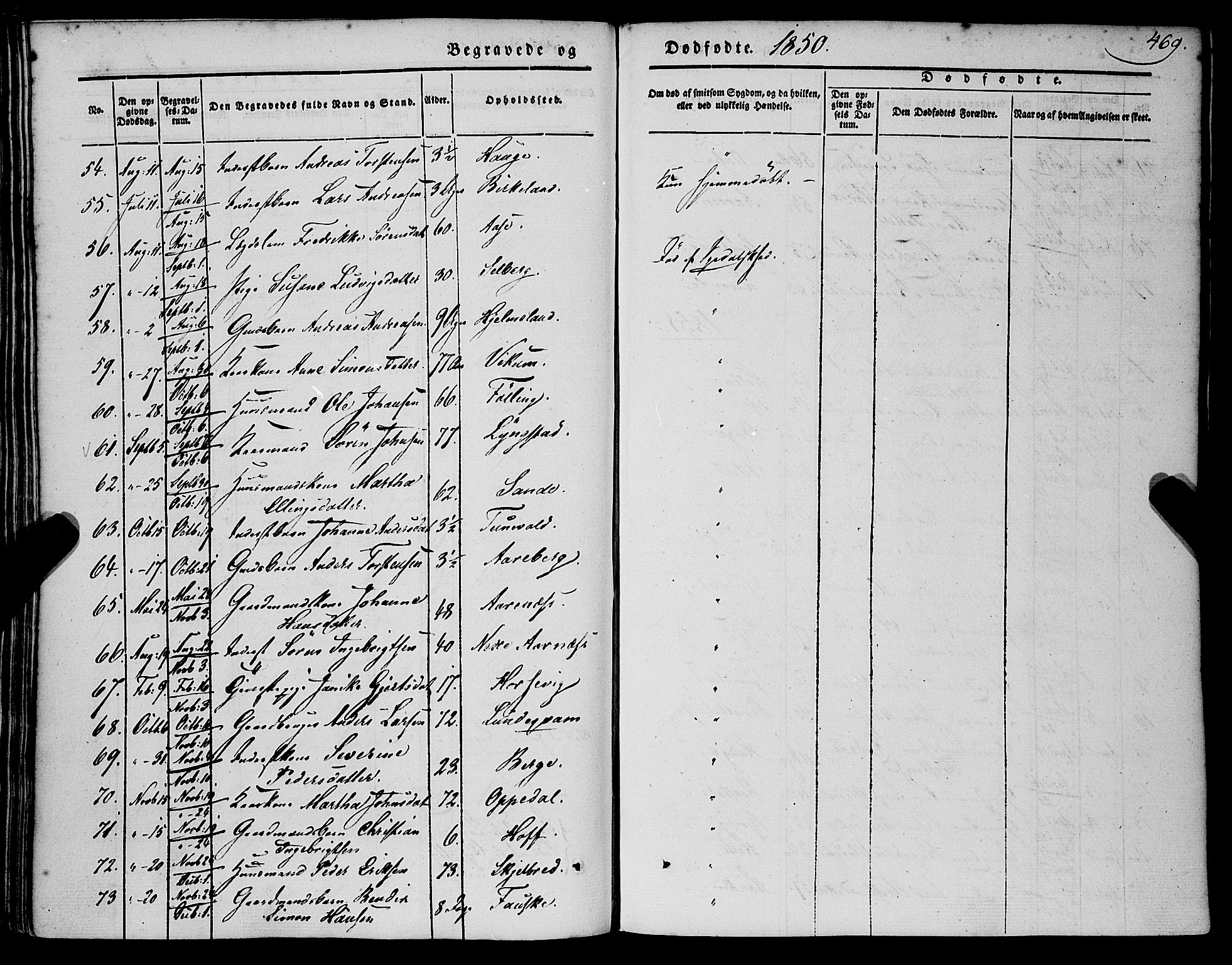 Gaular sokneprestembete, SAB/A-80001/H/Haa: Parish register (official) no. A 4II, 1841-1859, p. 469