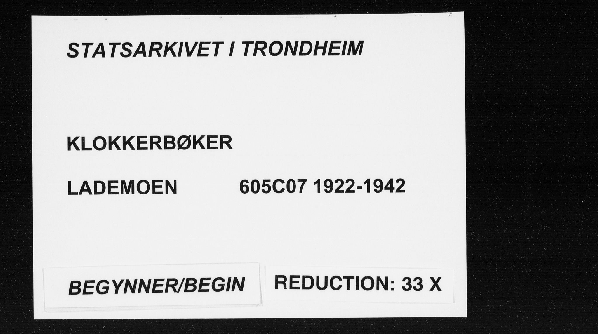 Ministerialprotokoller, klokkerbøker og fødselsregistre - Sør-Trøndelag, AV/SAT-A-1456/605/L0260: Parish register (copy) no. 605C07, 1922-1942