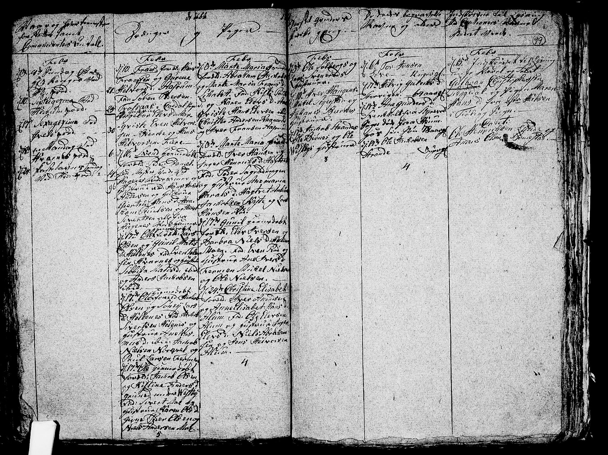 Hedrum kirkebøker, AV/SAKO-A-344/G/Ga/L0002: Parish register (copy) no. I 2, 1803-1817, p. 99