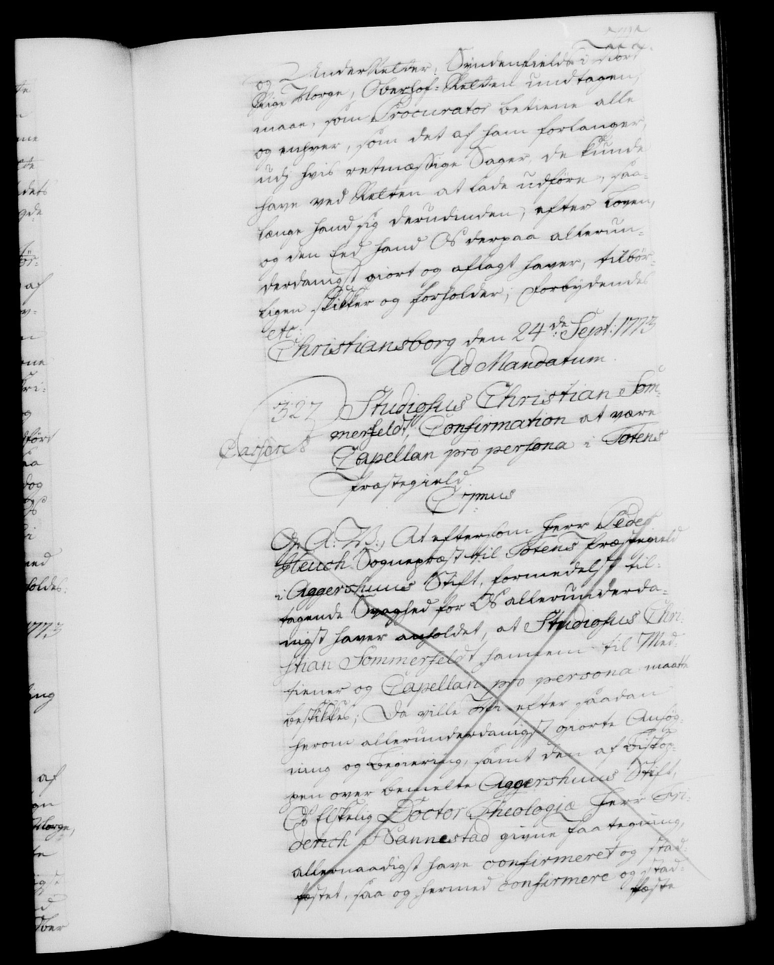 Danske Kanselli 1572-1799, RA/EA-3023/F/Fc/Fca/Fcaa/L0046: Norske registre, 1773-1775, p. 242a