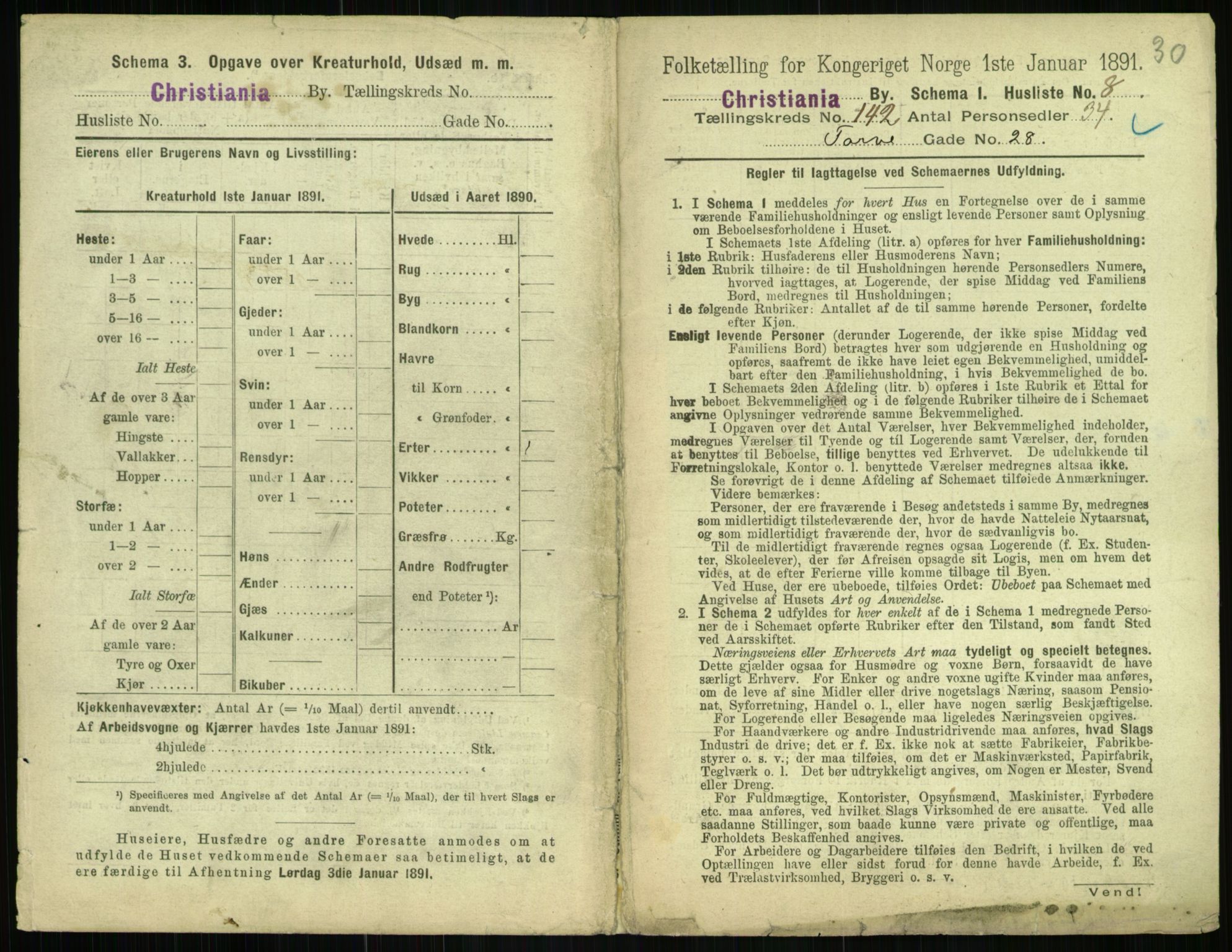 RA, 1891 census for 0301 Kristiania, 1891, p. 78341