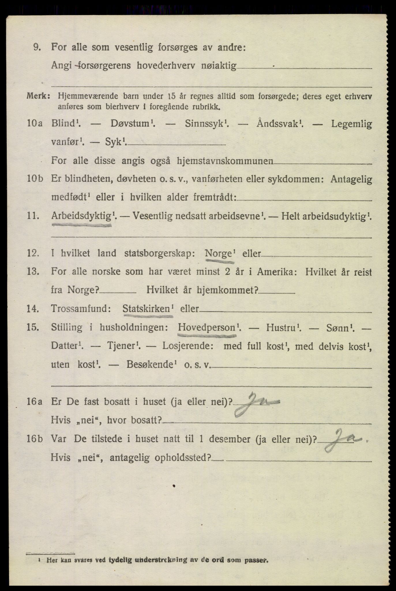 SAH, 1920 census for Torpa, 1920, p. 4182