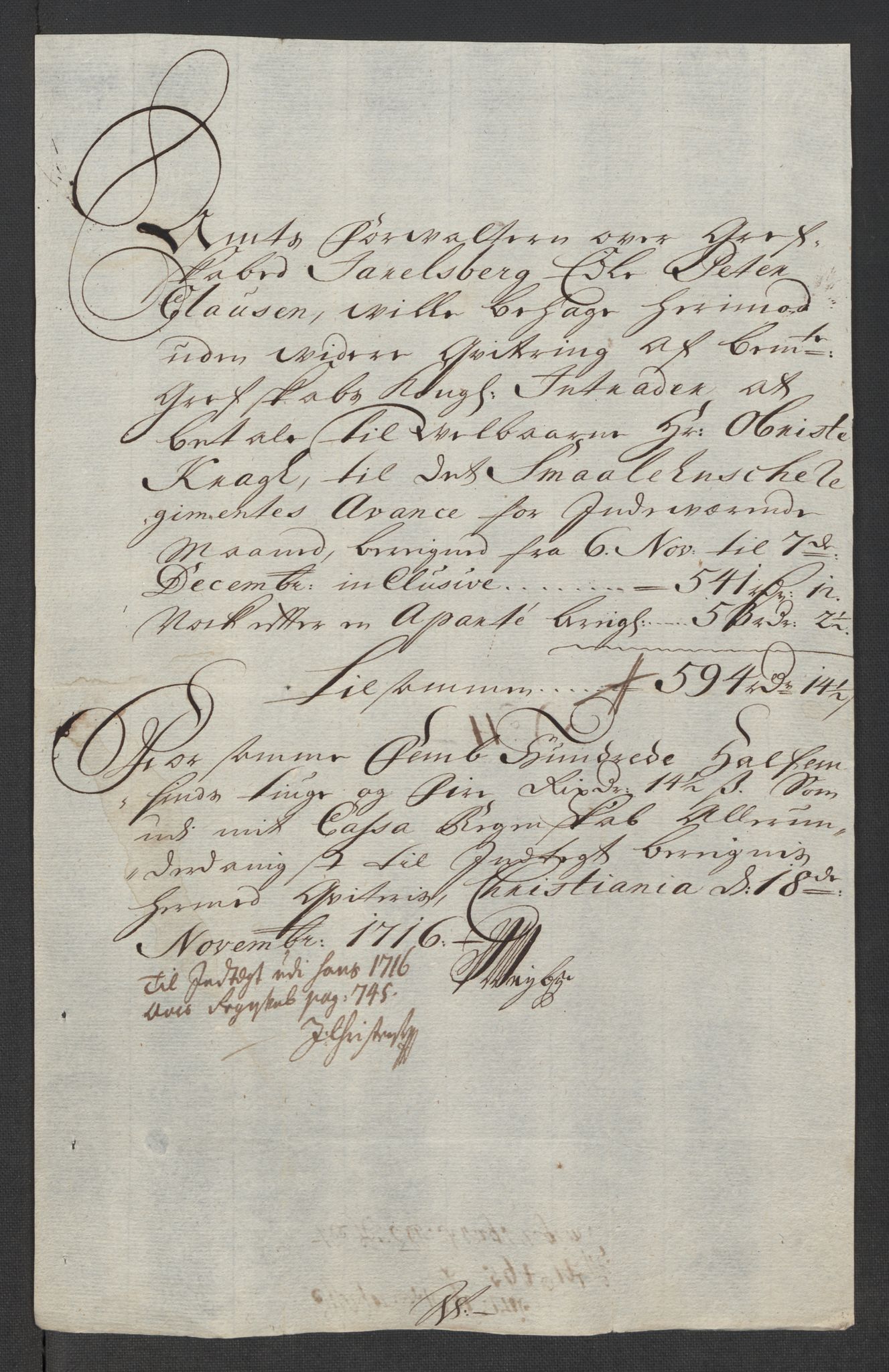 Rentekammeret inntil 1814, Reviderte regnskaper, Fogderegnskap, AV/RA-EA-4092/R32/L1880: Fogderegnskap Jarlsberg grevskap, 1716, p. 213