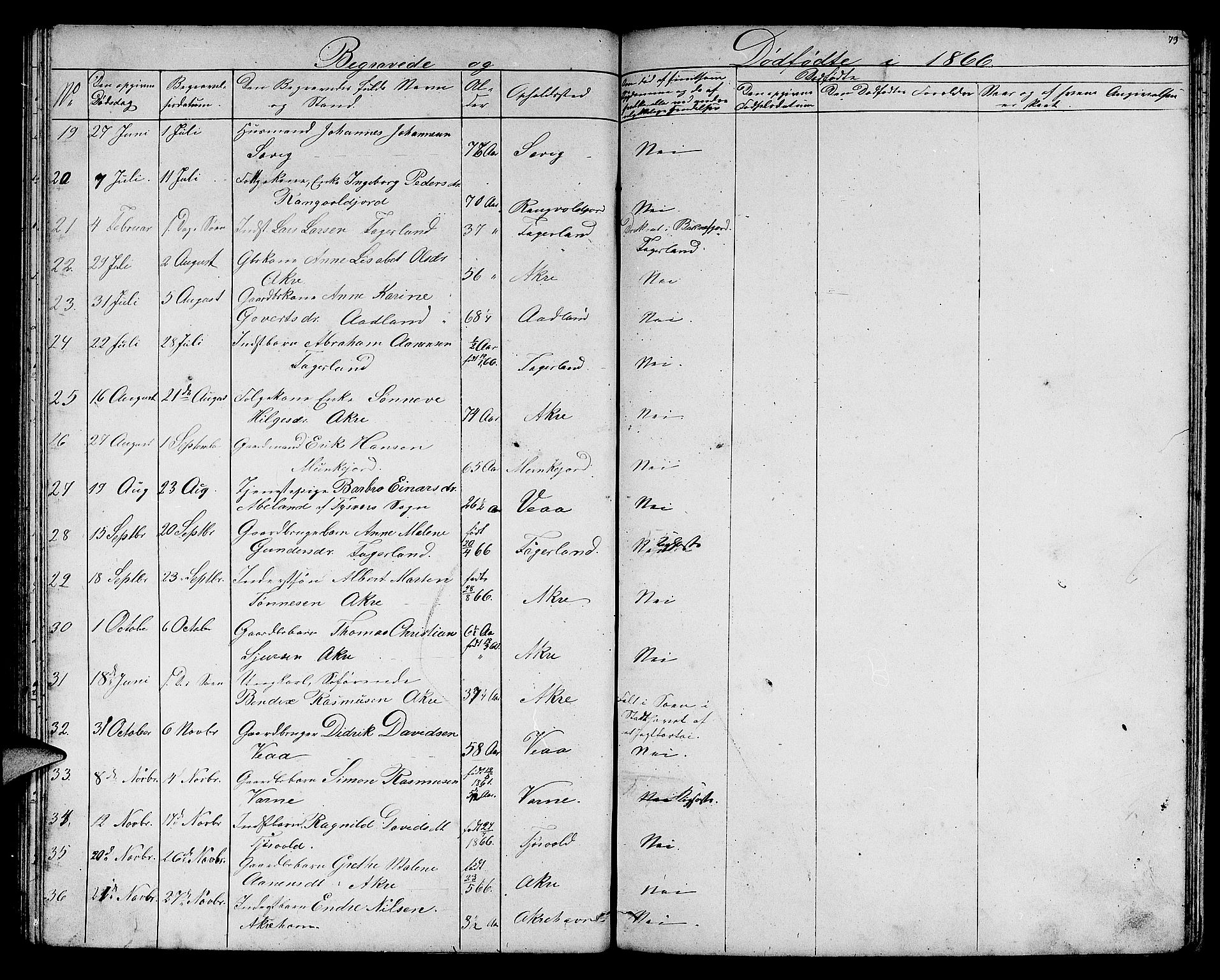 Skudenes sokneprestkontor, AV/SAST-A -101849/H/Ha/Hab/L0005: Parish register (copy) no. B 5, 1866-1881, p. 73