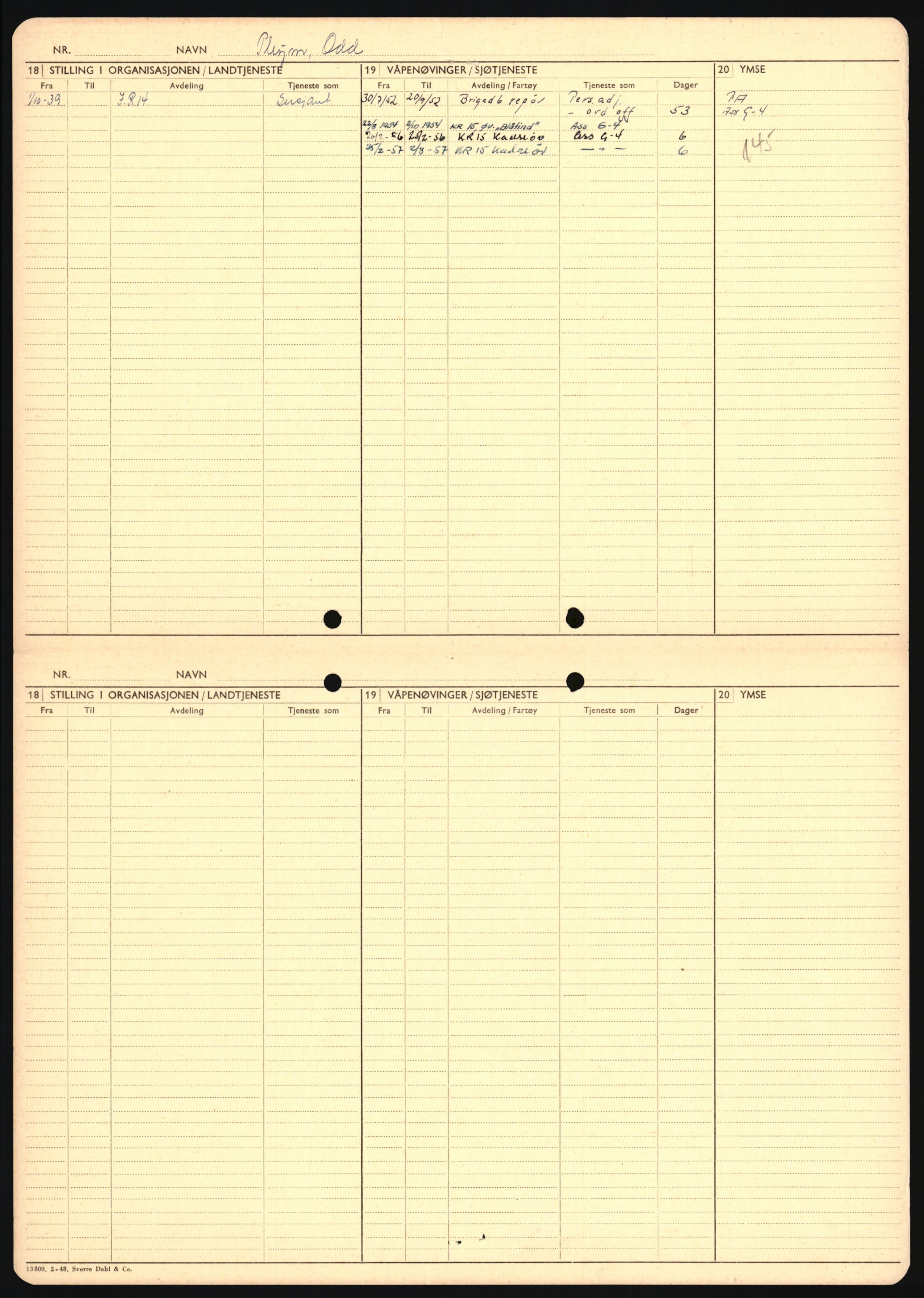 Forsvaret, Sør-Hålogaland landforsvar, AV/RA-RAFA-2552/P/Pa/L0303: Personellmapper for slettet personell, yrkesbefal og vernepliktig befal, født 1917-1920, 1936-1980, p. 218