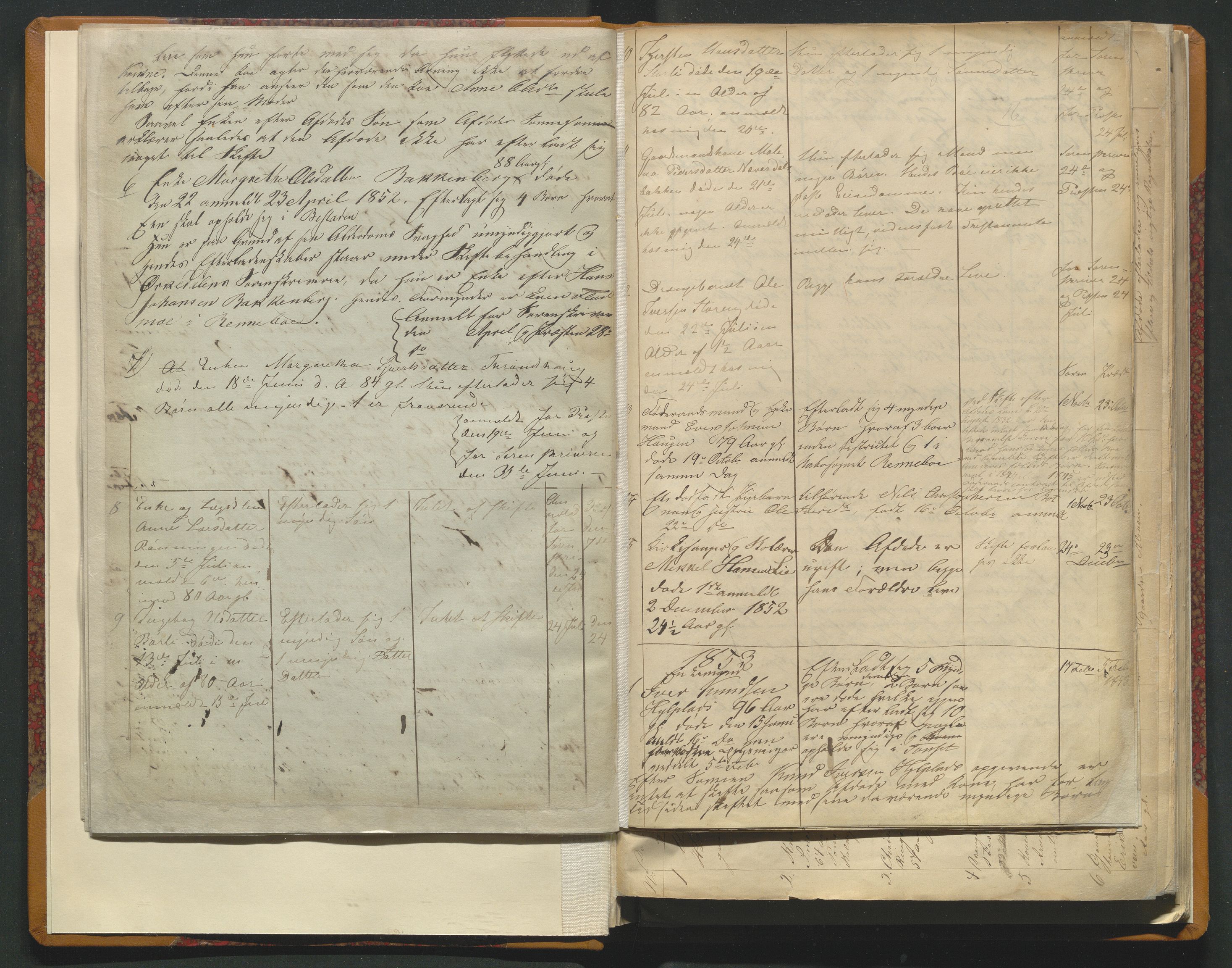 Kvikne lensmannskontor, AV/SAH-LHK-023/H/Ha/L0001/0001: Dødsfallsprotokoller / Dødsfallsprotokoll, 1839-1928