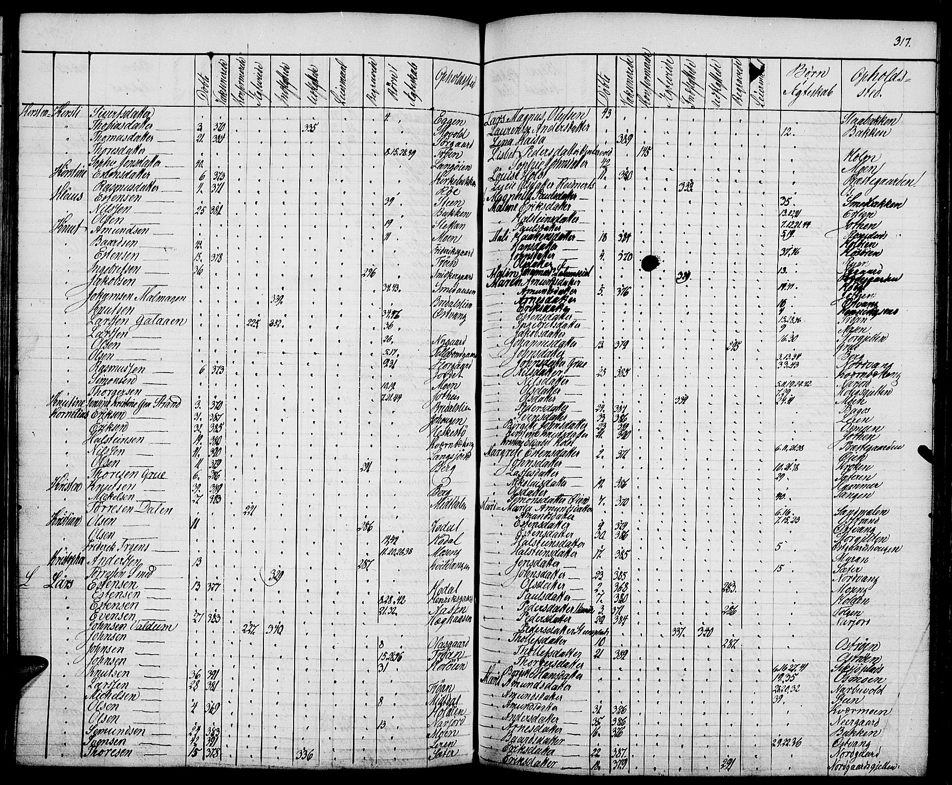 Tolga prestekontor, AV/SAH-PREST-062/K/L0005: Parish register (official) no. 5, 1836-1852, p. 317