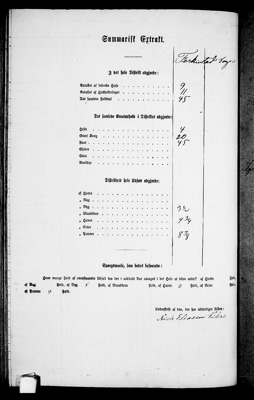 RA, 1865 census for Skudenes, 1865, p. 147