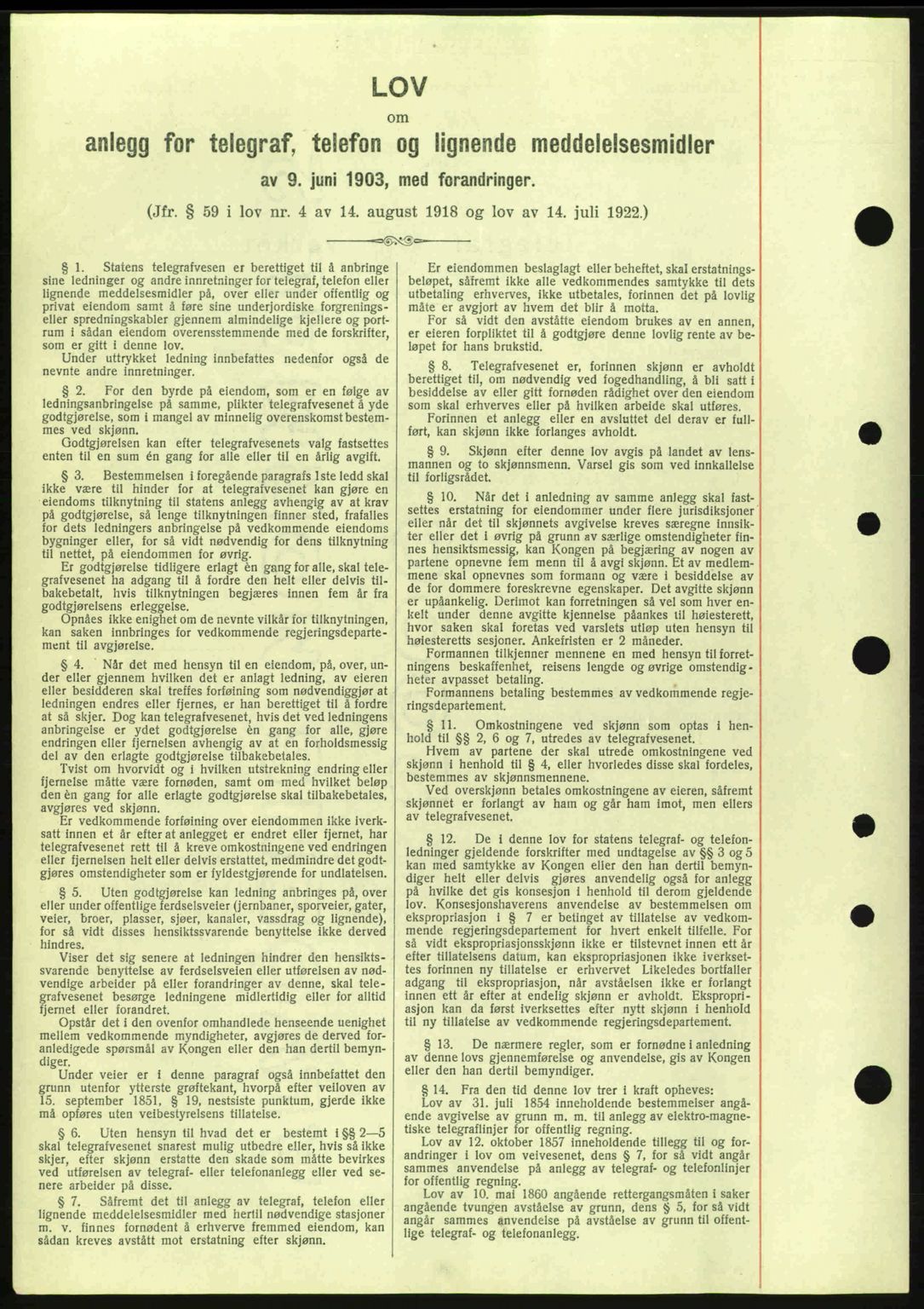 Moss sorenskriveri, SAO/A-10168: Mortgage book no. A9, 1941-1942, Diary no: : 2054/1941