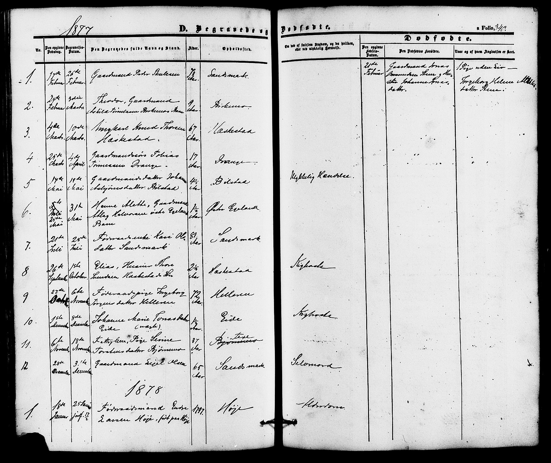 Lund sokneprestkontor, AV/SAST-A-101809/S06/L0010: Parish register (official) no. A 9, 1854-1886, p. 340