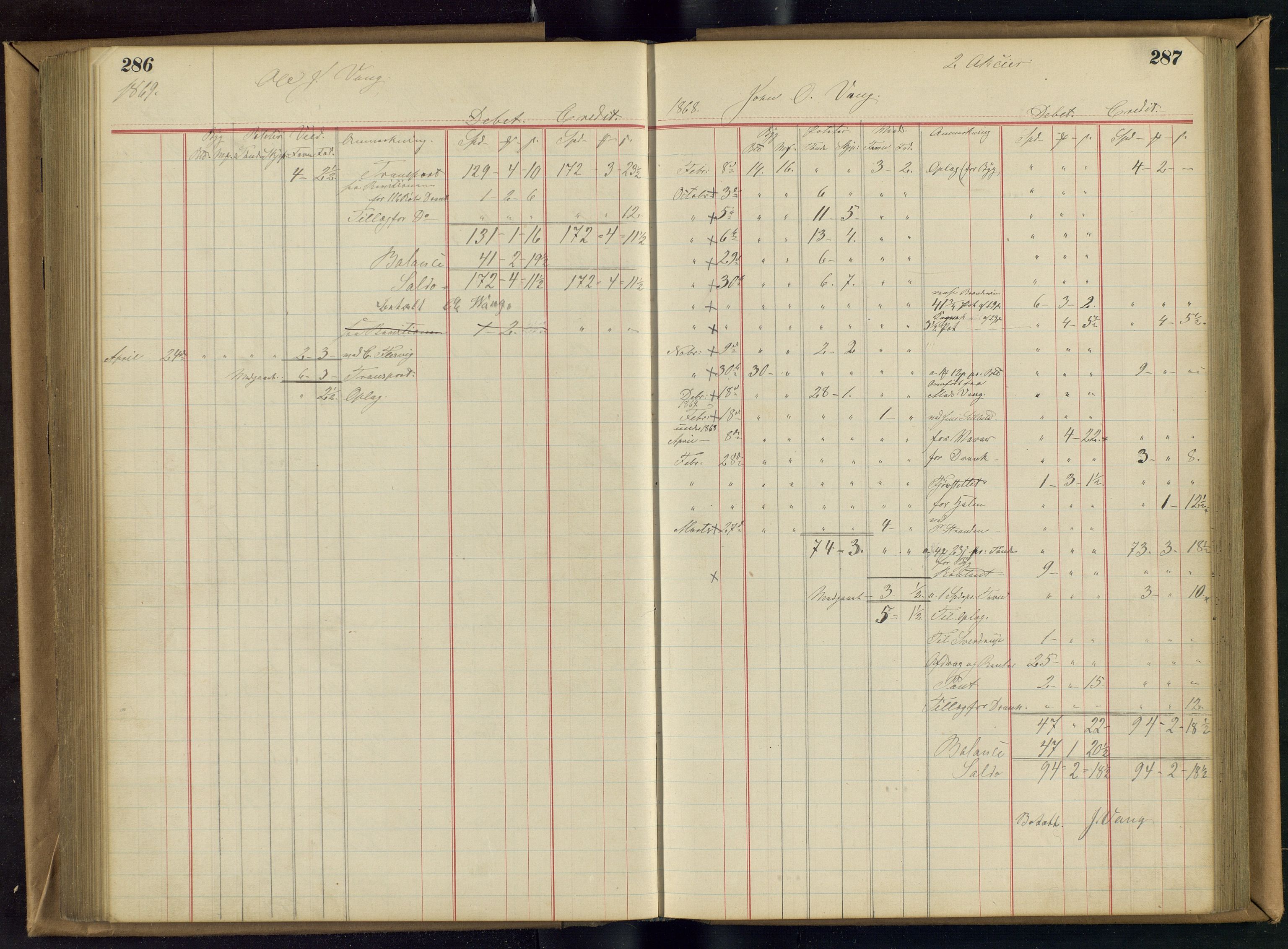 Hjell Brenneri, OAMM/T-A-00106, 1867-1870, p. 165