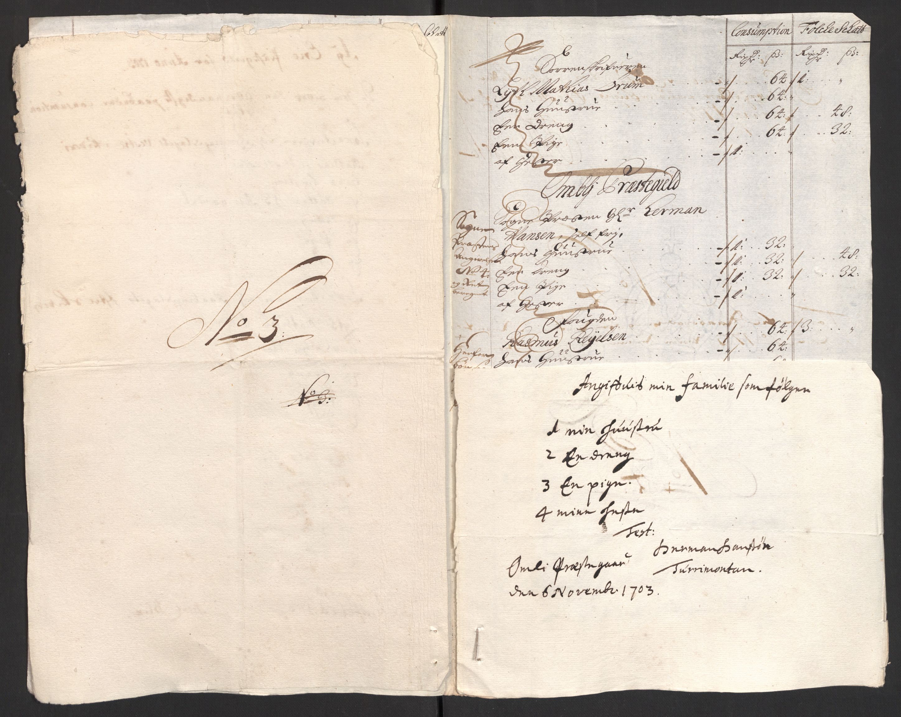 Rentekammeret inntil 1814, Reviderte regnskaper, Fogderegnskap, RA/EA-4092/R40/L2447: Fogderegnskap Råbyggelag, 1703-1705, p. 63