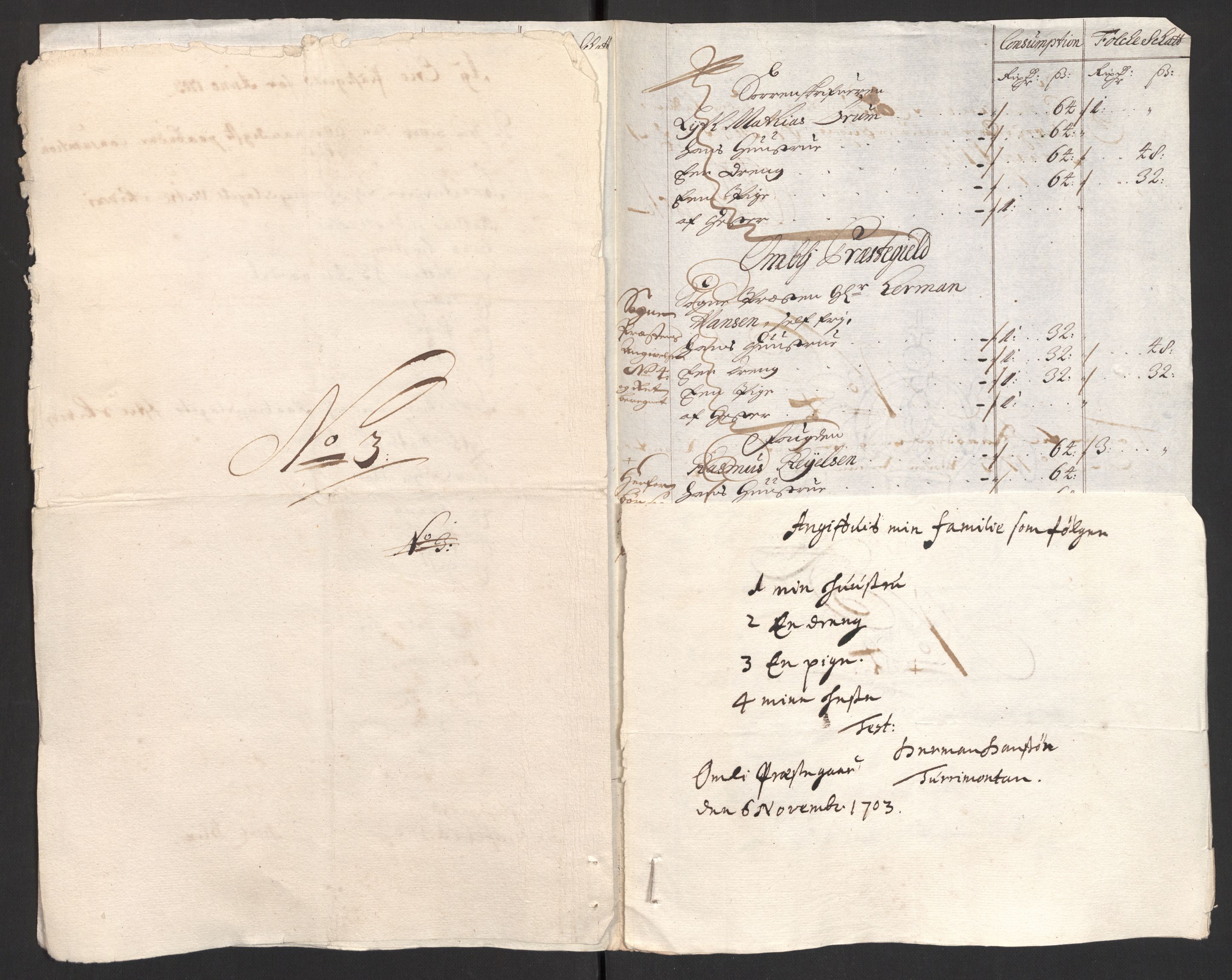 Rentekammeret inntil 1814, Reviderte regnskaper, Fogderegnskap, AV/RA-EA-4092/R40/L2447: Fogderegnskap Råbyggelag, 1703-1705, p. 63