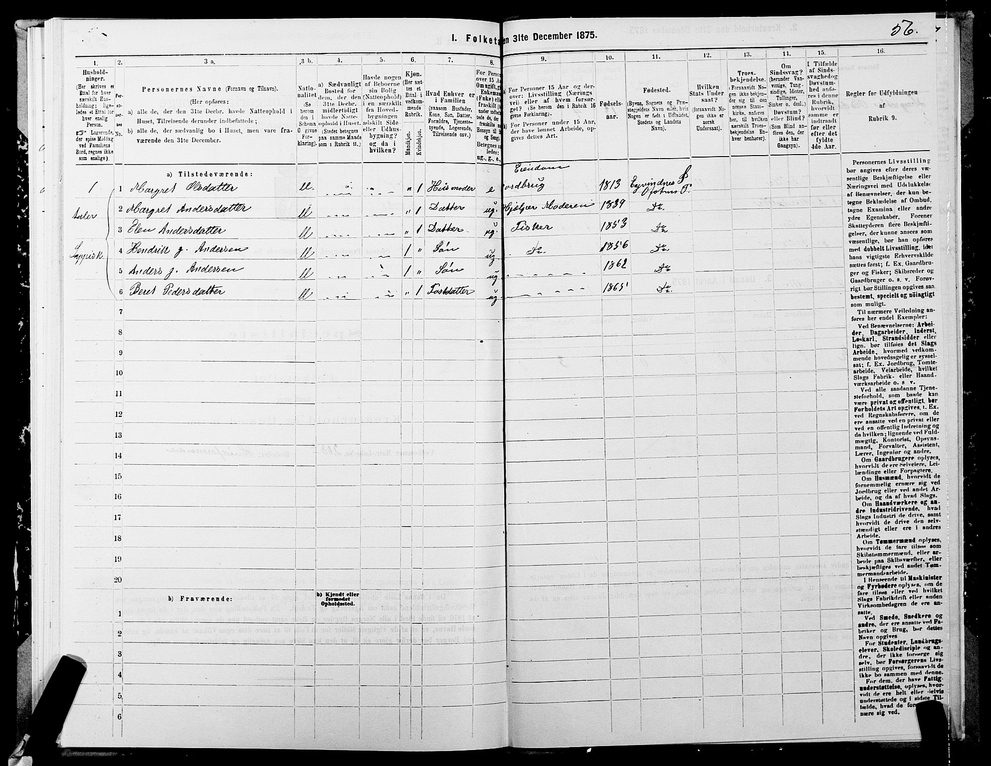 SATØ, 1875 census for 1914P Trondenes, 1875, p. 8056