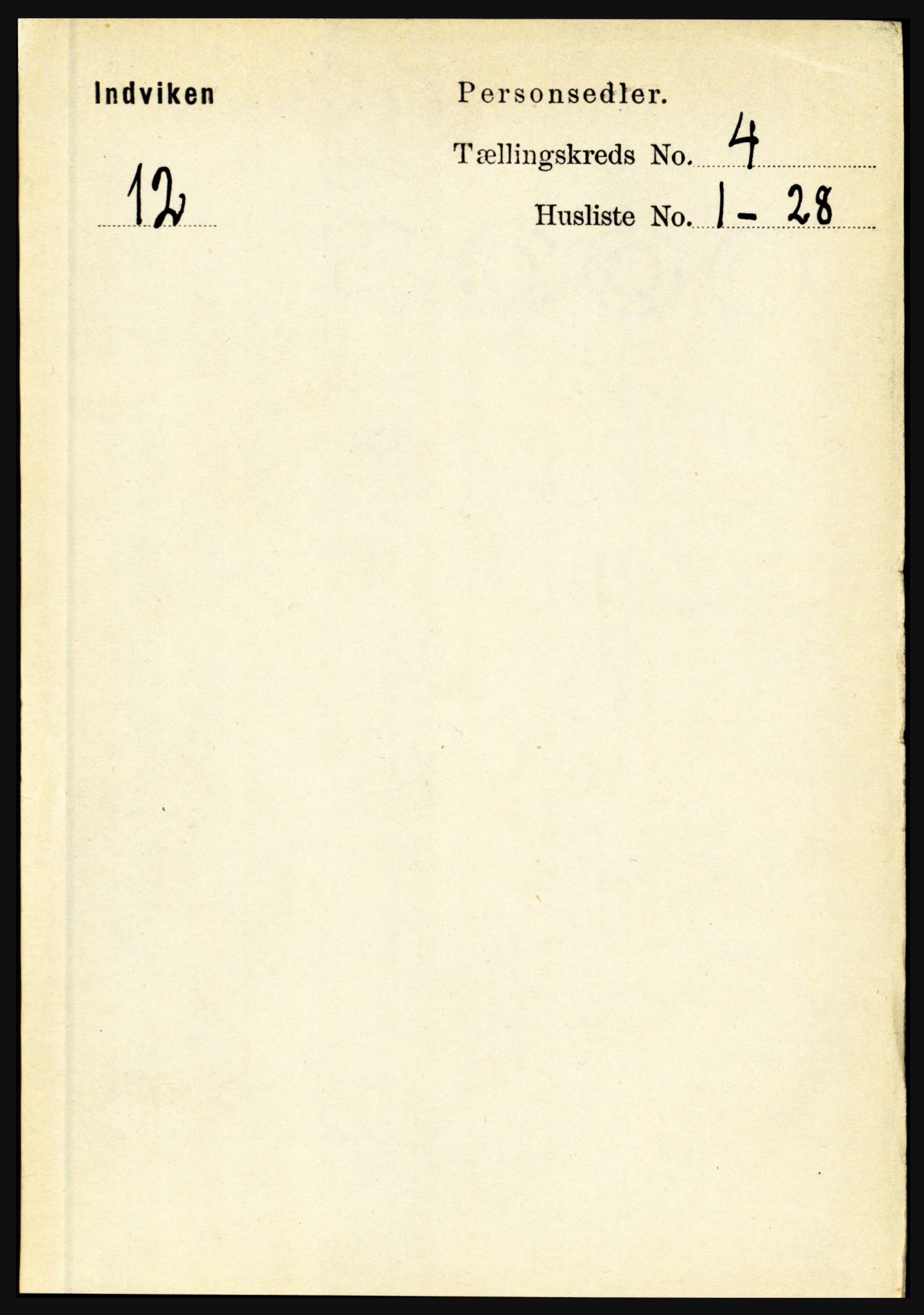 RA, 1891 census for 1447 Innvik, 1891, p. 1455