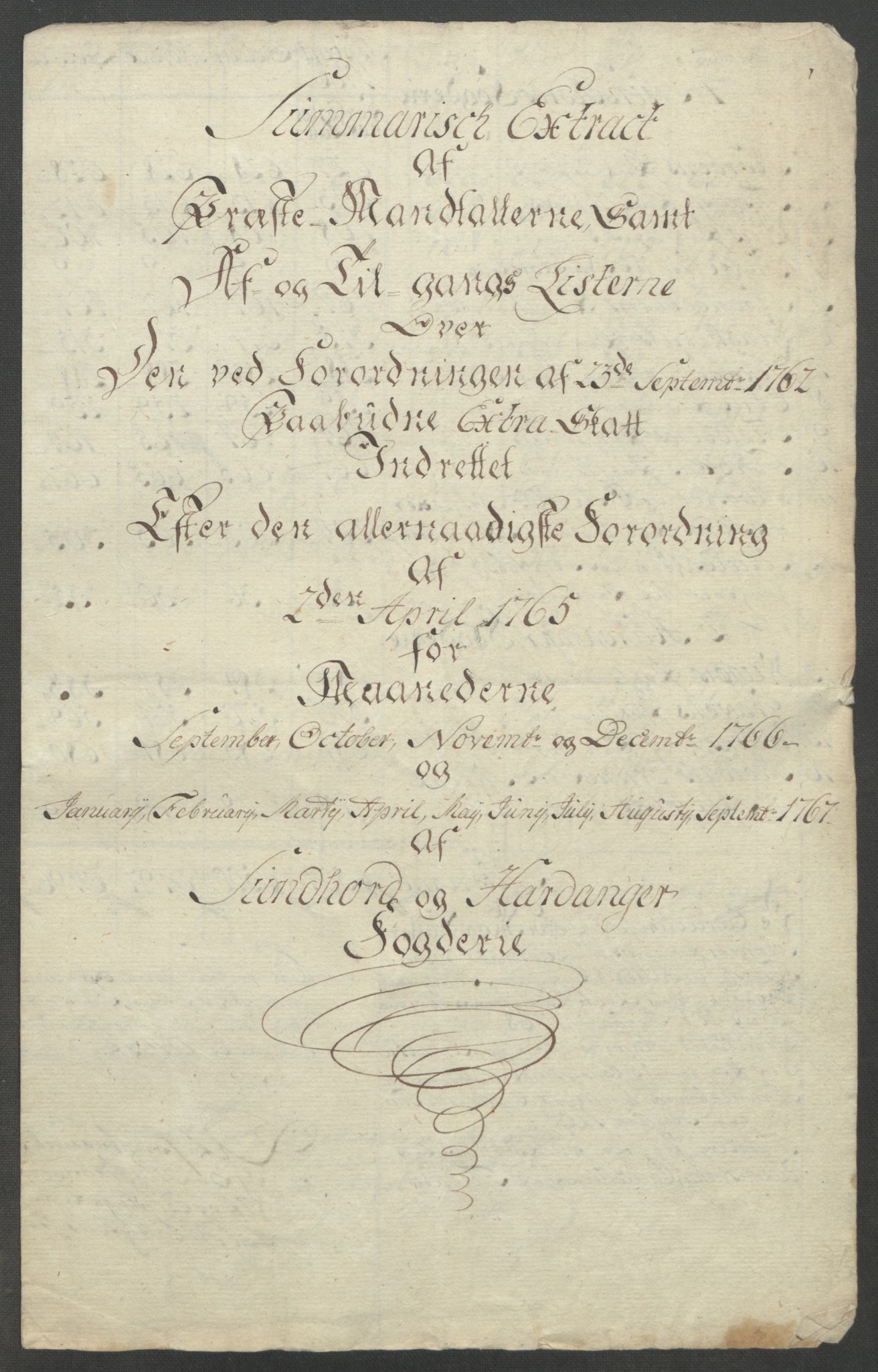Rentekammeret inntil 1814, Reviderte regnskaper, Fogderegnskap, RA/EA-4092/R48/L3136: Ekstraskatten Sunnhordland og Hardanger, 1762-1772, p. 148