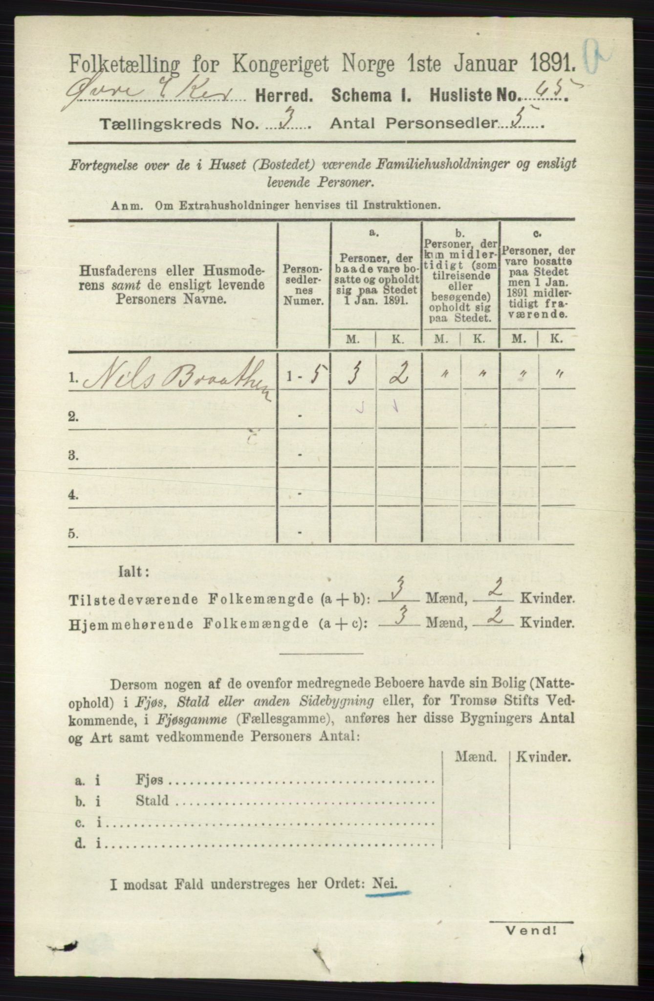 RA, 1891 census for 0624 Øvre Eiker, 1891, p. 987