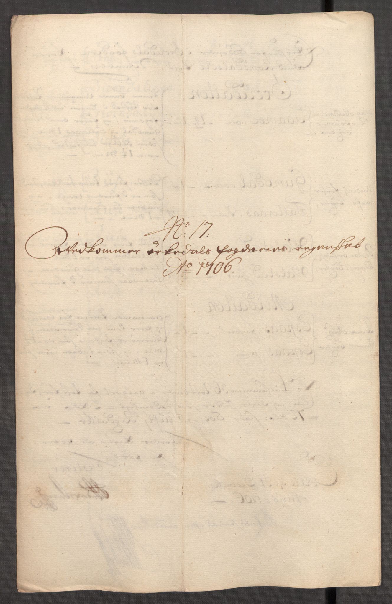 Rentekammeret inntil 1814, Reviderte regnskaper, Fogderegnskap, AV/RA-EA-4092/R60/L3956: Fogderegnskap Orkdal og Gauldal, 1706, p. 174