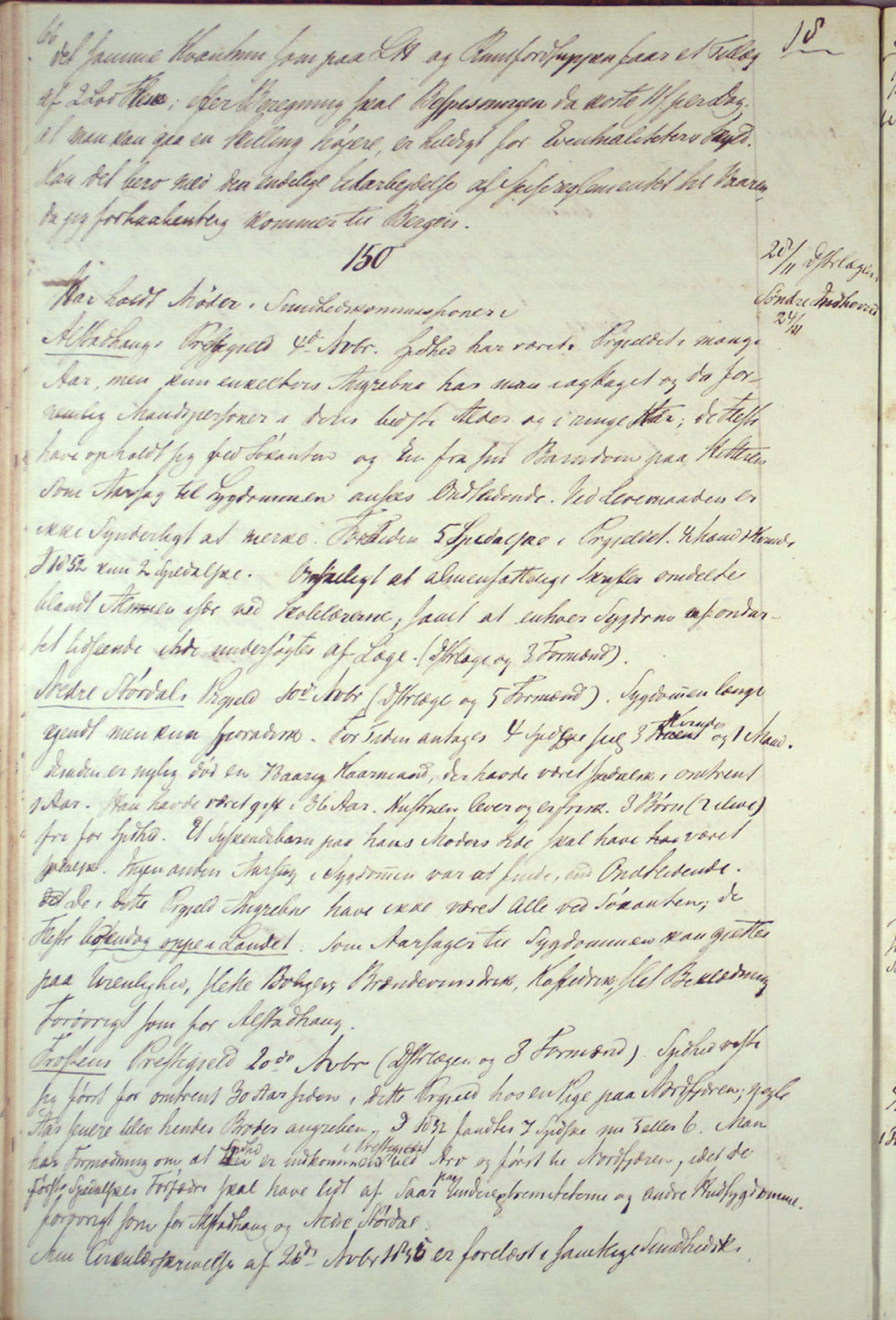 Lepraarkiver - Overlegen for den spedalske sykdom, AV/SAB-A-61001/B.c/L0001: Journal, 1854-1859, p. 66