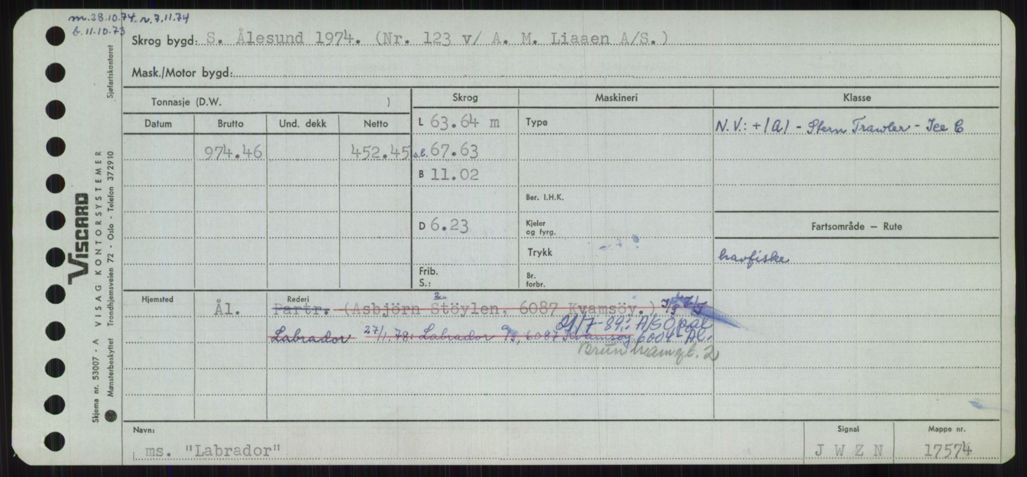 Sjøfartsdirektoratet med forløpere, Skipsmålingen, AV/RA-S-1627/H/Ha/L0003/0002: Fartøy, Hilm-Mar / Fartøy, Kom-Mar, p. 231