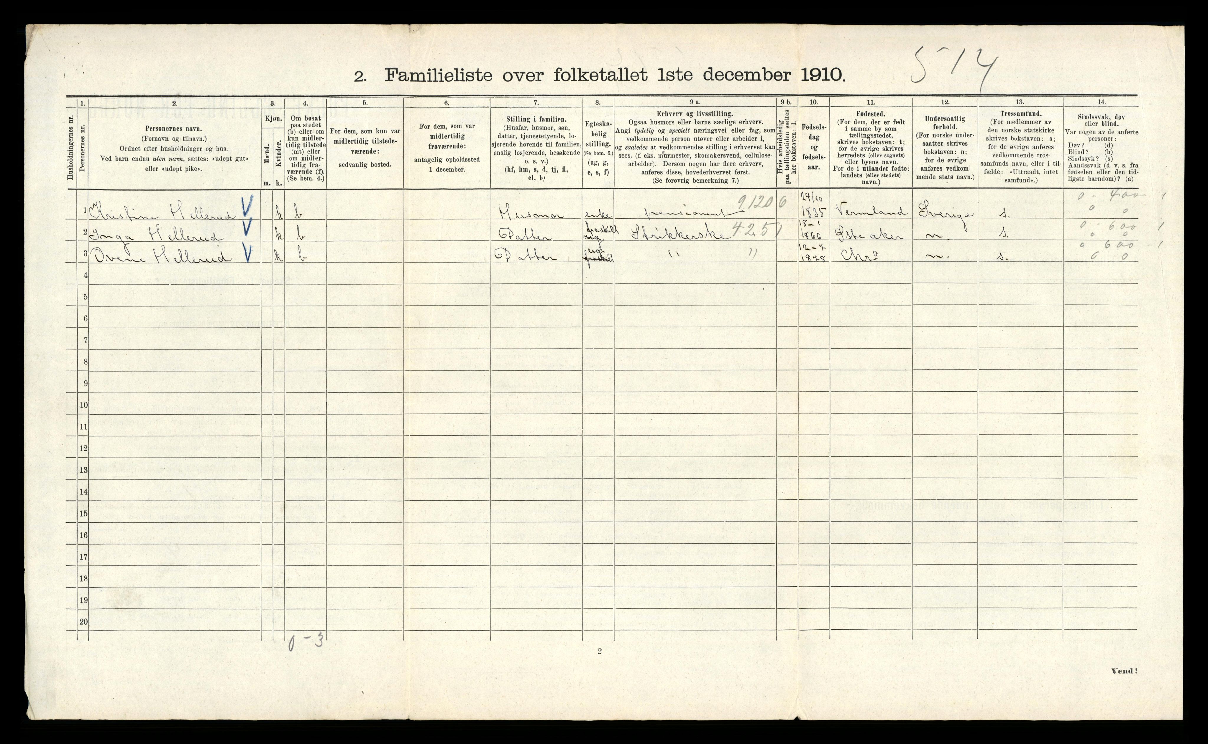 RA, 1910 census for Kristiania, 1910, p. 22028