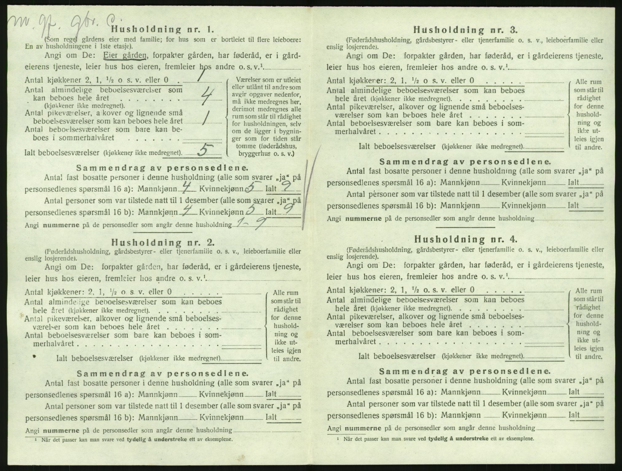 SAKO, 1920 census for Hedrum, 1920, p. 1674