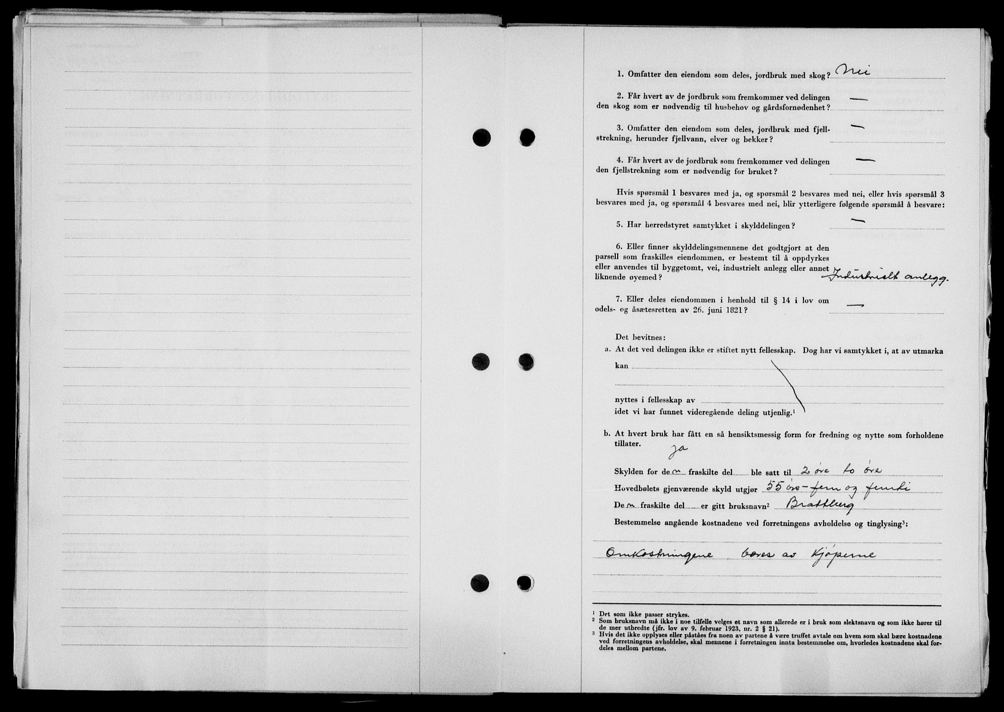 Lofoten sorenskriveri, SAT/A-0017/1/2/2C/L0022a: Mortgage book no. 22a, 1949-1950, Diary no: : 2842/1949