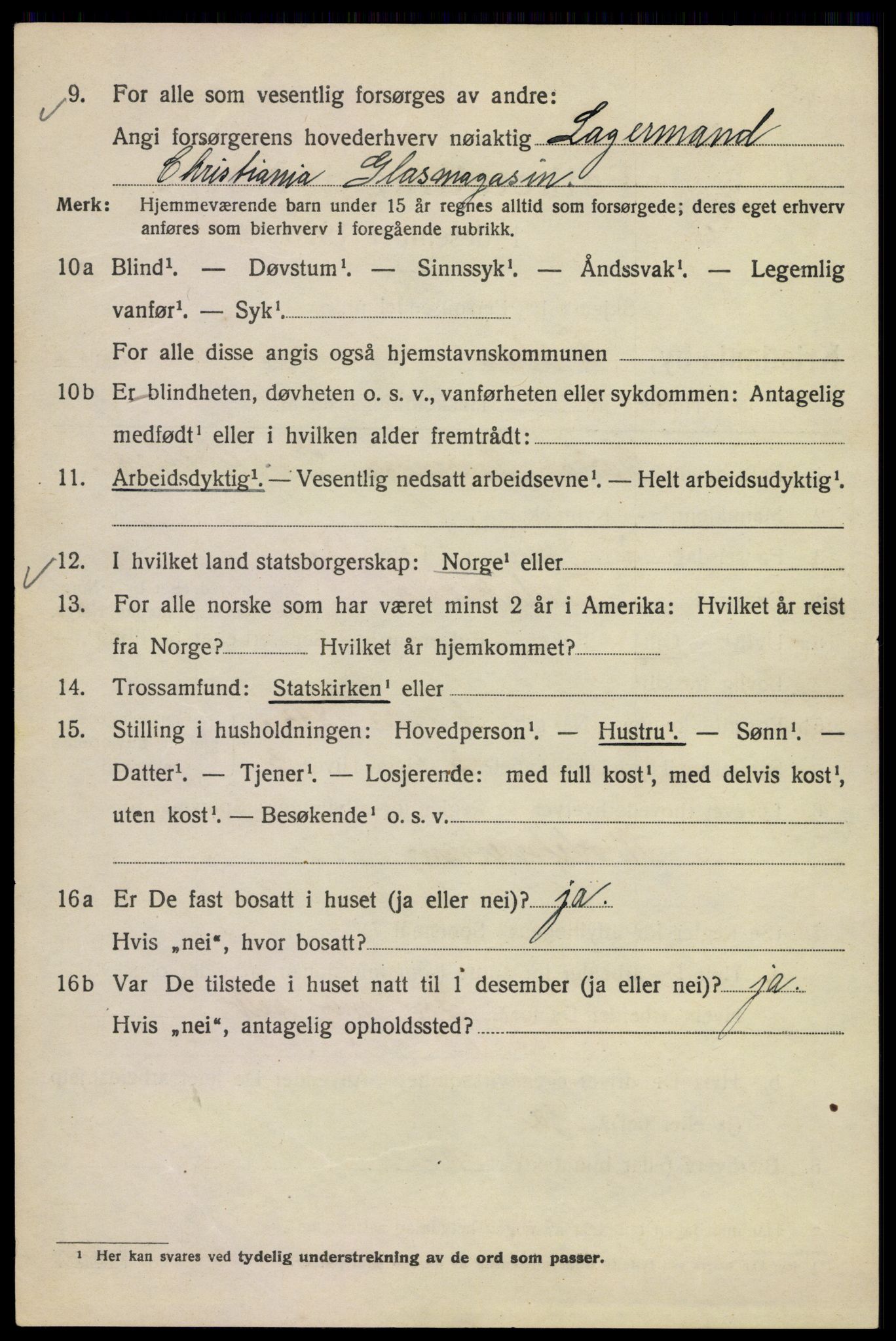 SAO, 1920 census for Kristiania, 1920, p. 636228