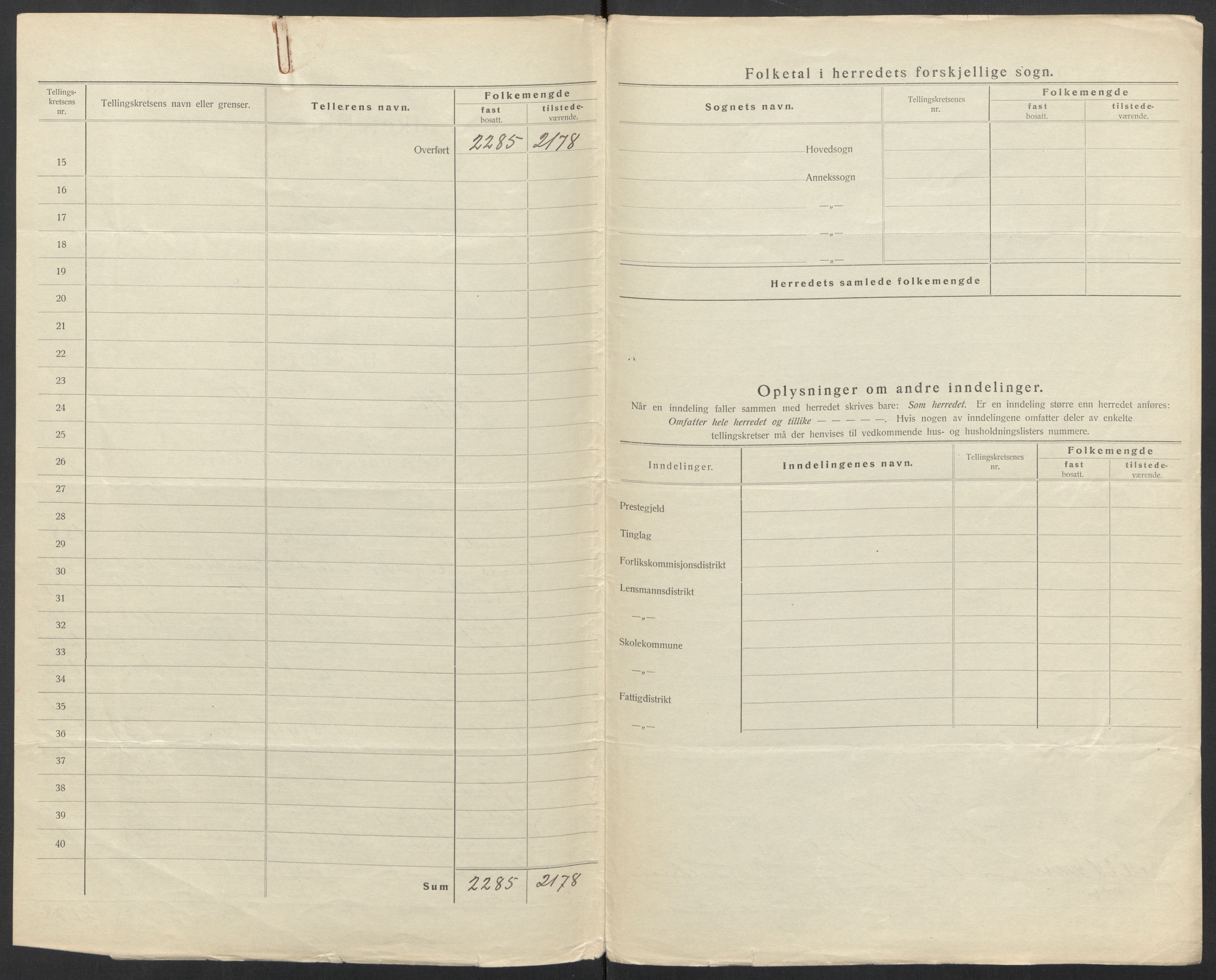 SAT, 1920 census for Tjøtta, 1920, p. 7