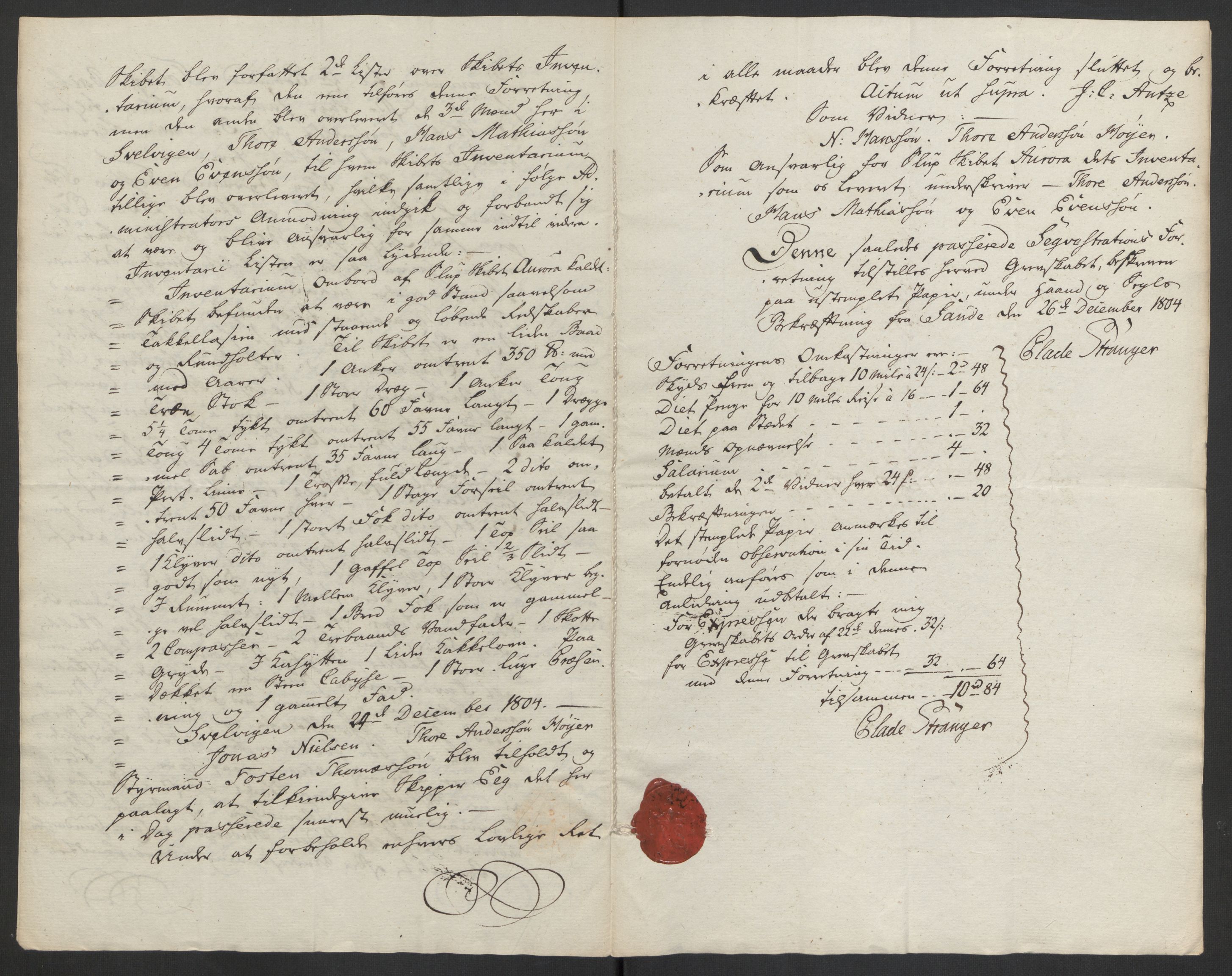 Justisdepartementet, Kommisjon i saken mot Hans Nielsen Hauge 1804, AV/RA-S-1151/D/L0003: Hans Nielsen Hauges sak, 1813, p. 230