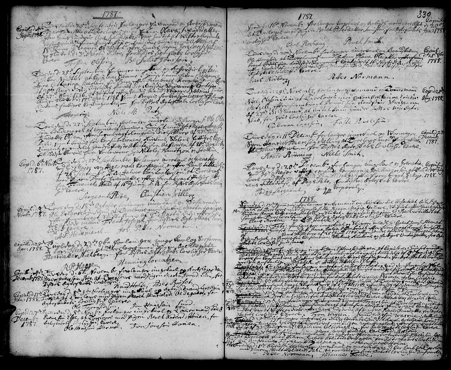 Ministerialprotokoller, klokkerbøker og fødselsregistre - Sør-Trøndelag, SAT/A-1456/601/L0038: Parish register (official) no. 601A06, 1766-1877, p. 330