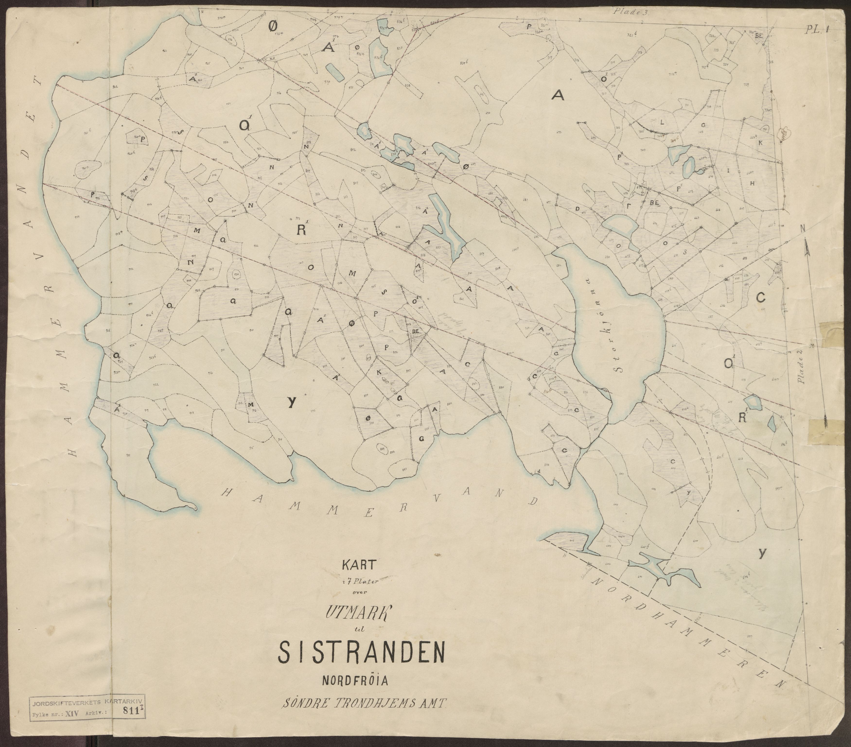 Jordskifteverkets kartarkiv, RA/S-3929/T, 1859-1988, p. 1240